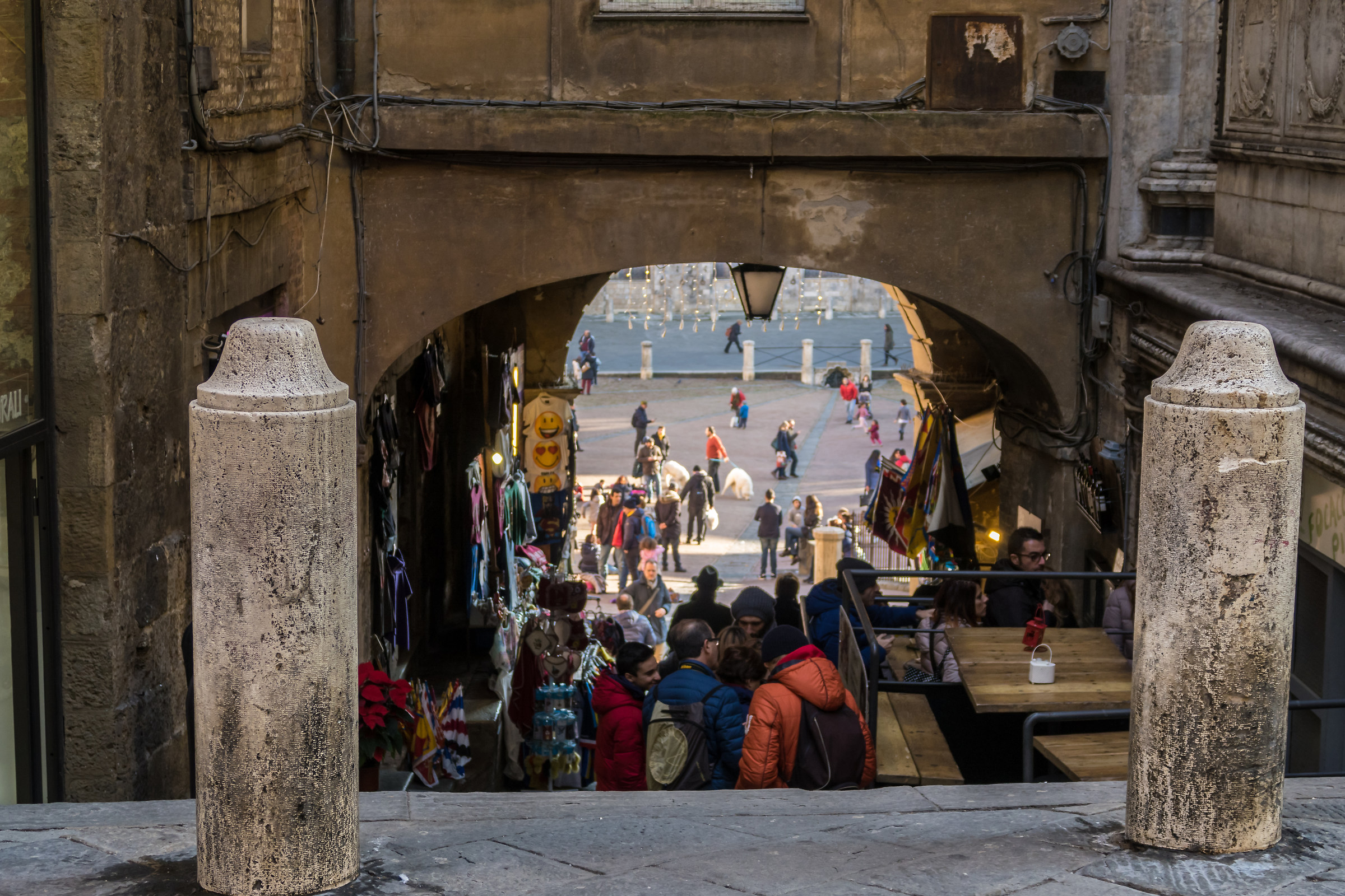 Vista su Piazza del Campo