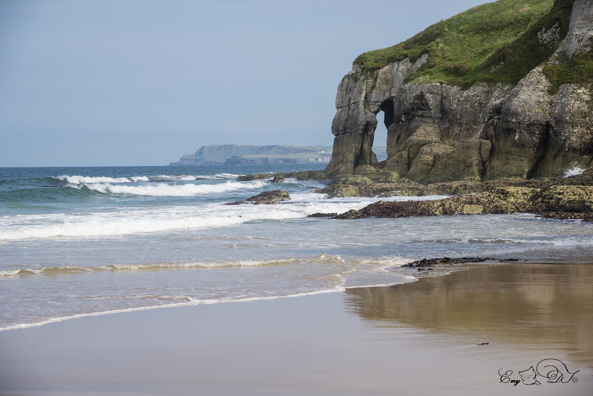 North coast, rocks, sea, sand