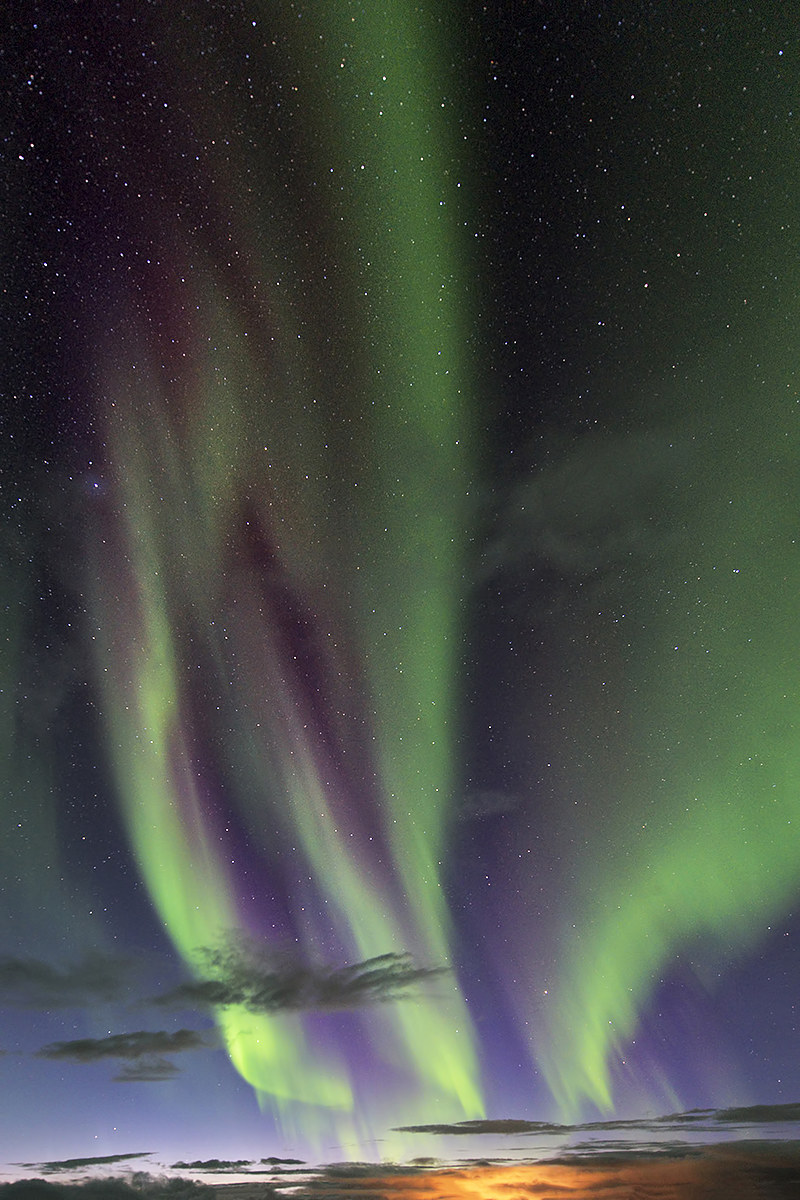 after sunset, the dawn