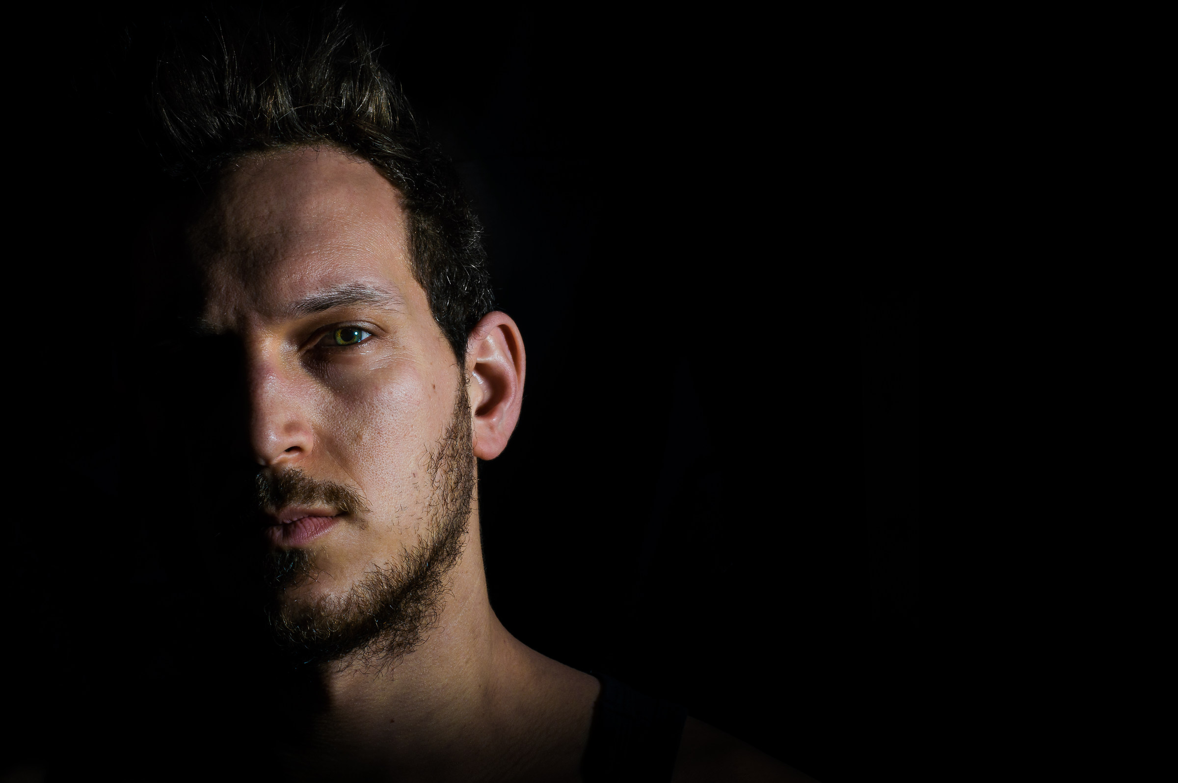 low key self portrait