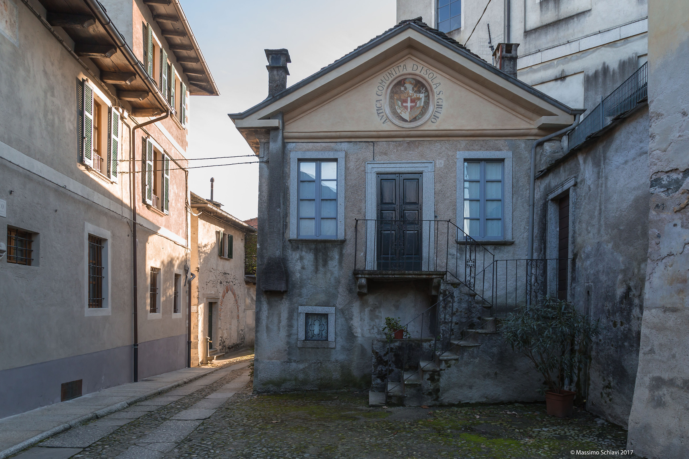 Island of San Giulio. Headquarters of the Ancient Community ...