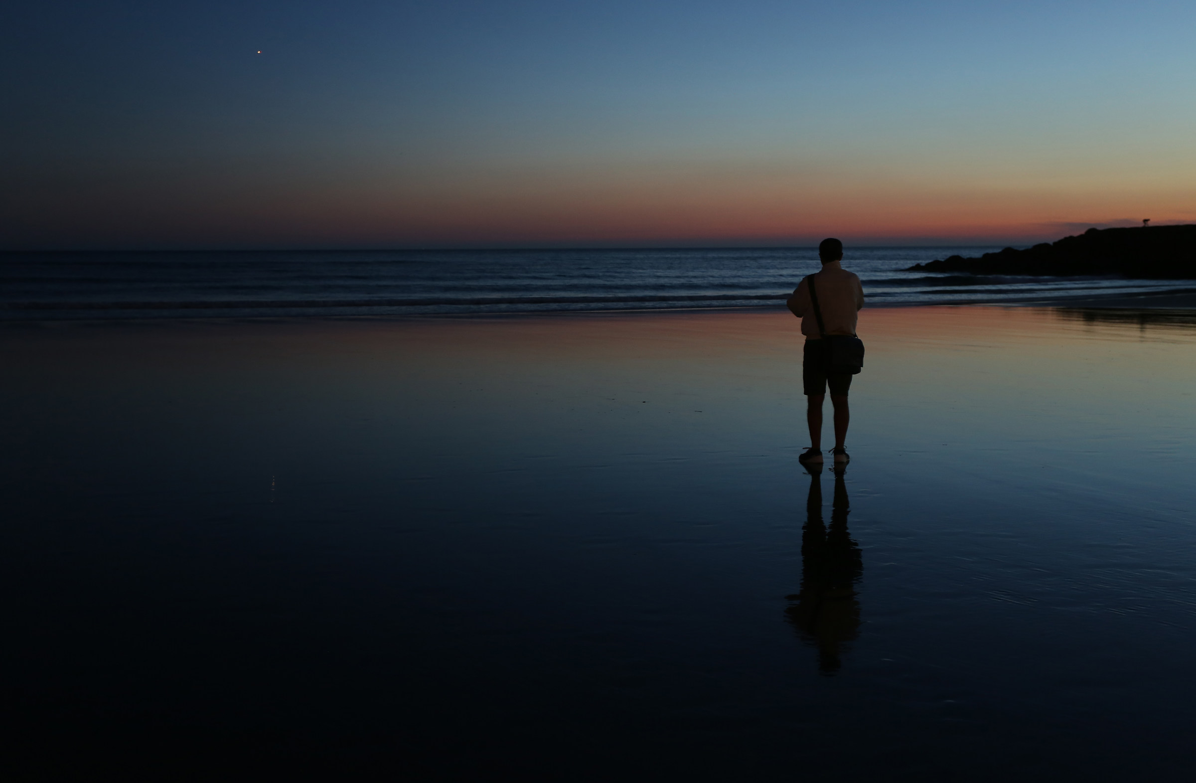 Reflections at sunset