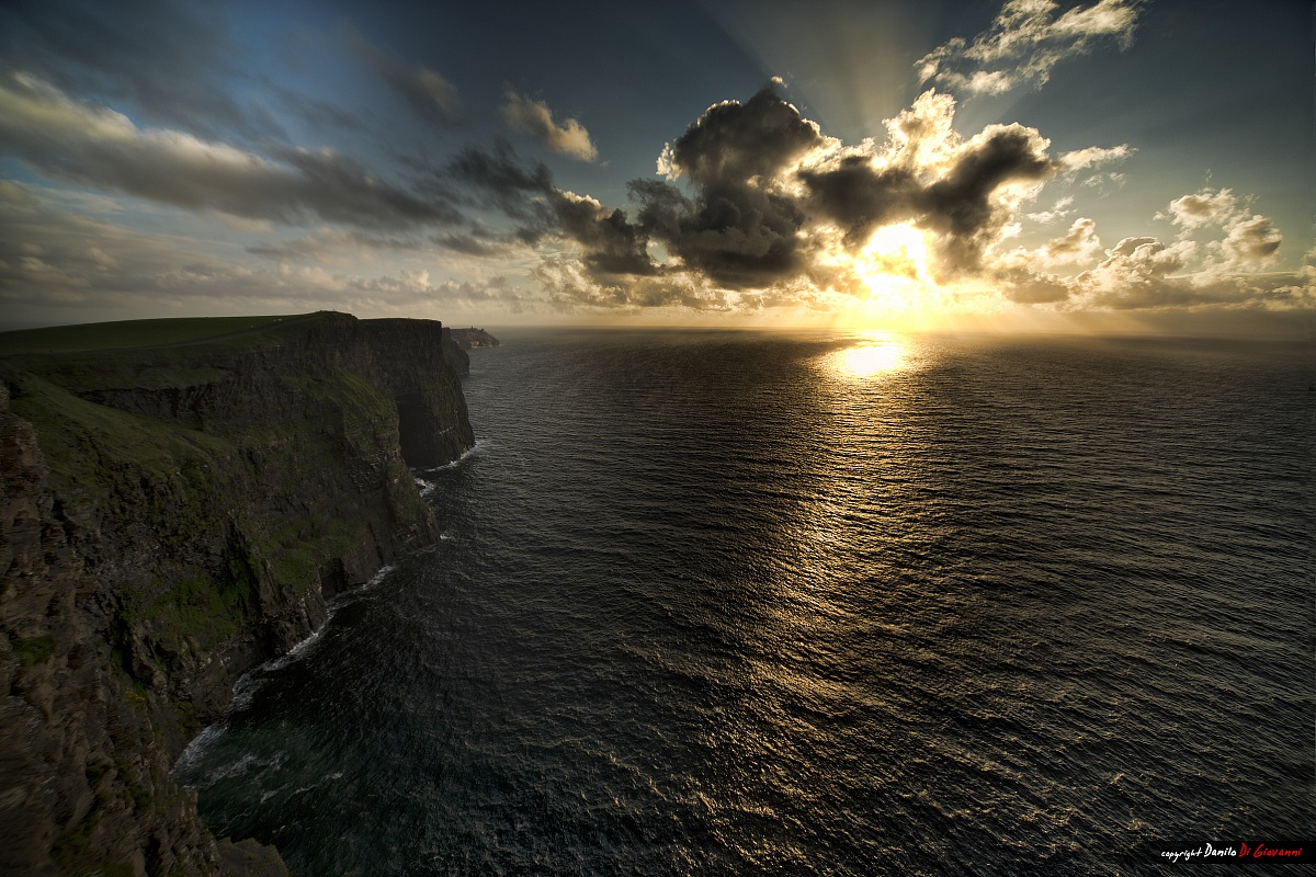 Cliff's of Moher at Sunset