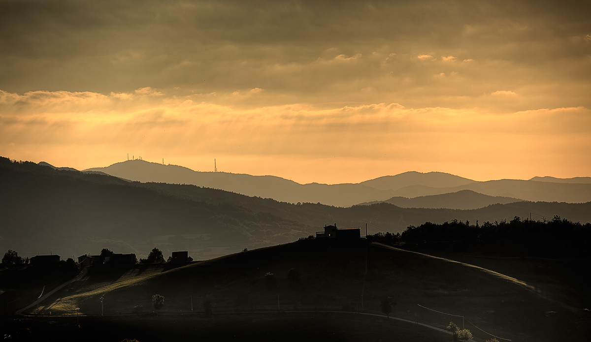 Tramonto sulla Valriglio