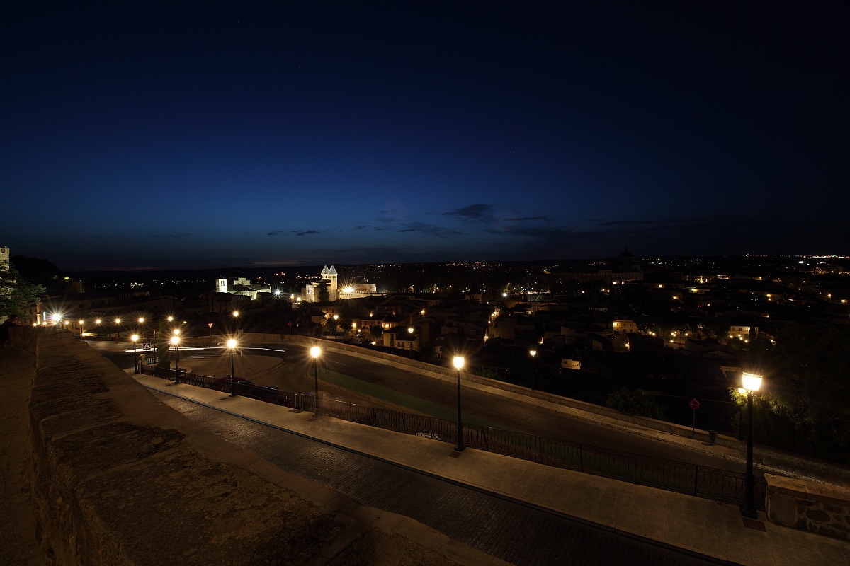 Night view of the walls v1-Toledo Spain