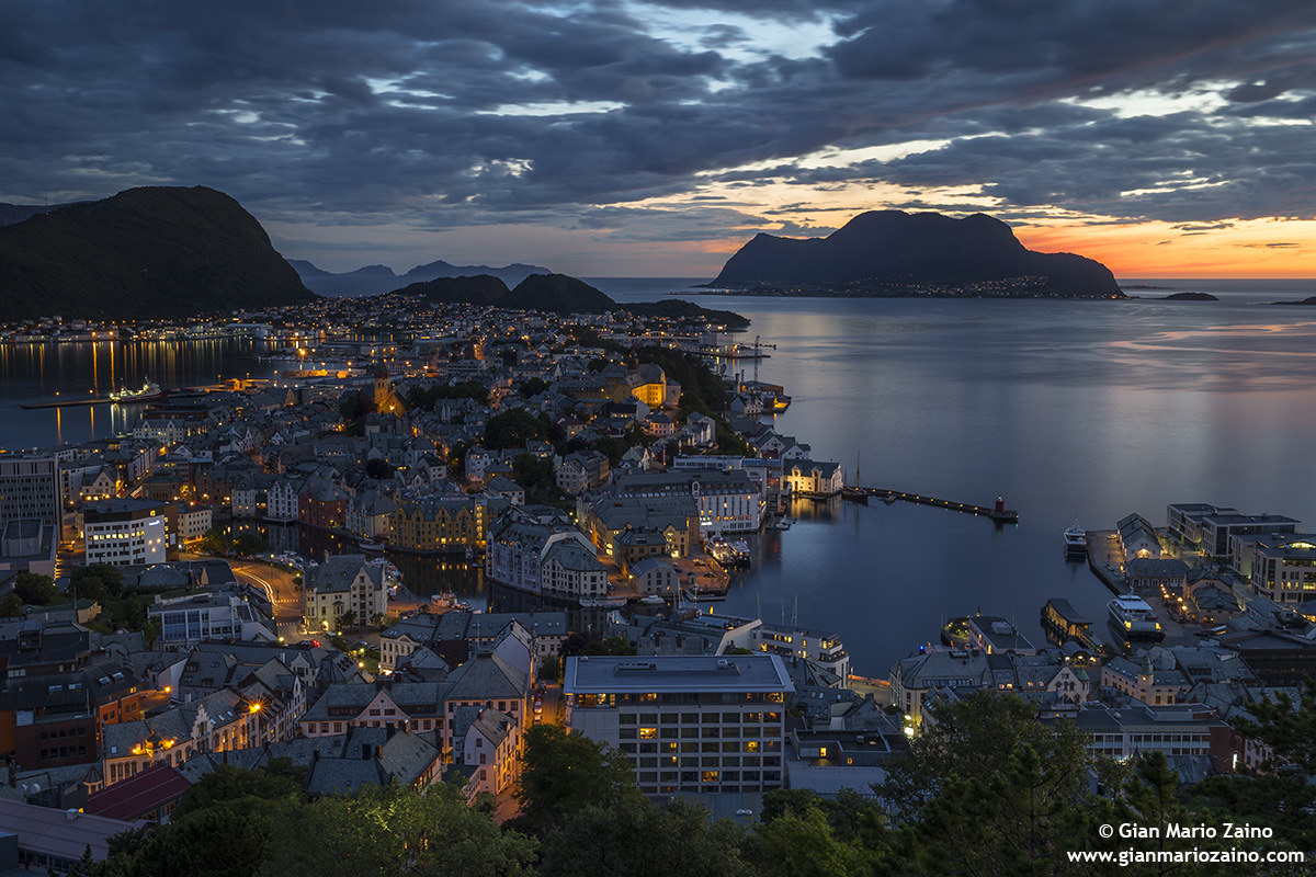 Alesund at sunset - 03