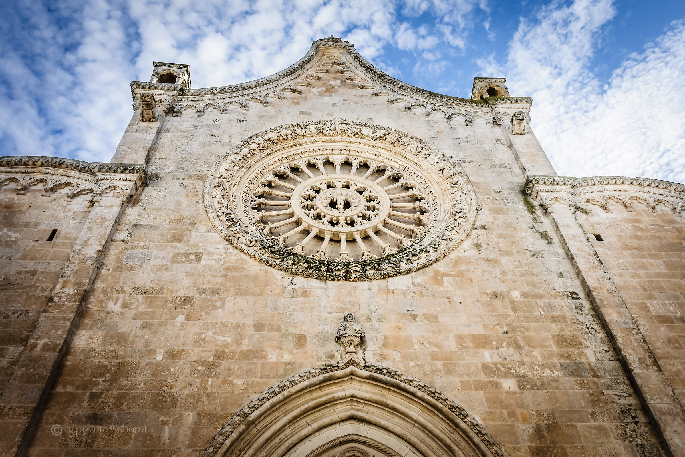 Rosette detail of the Cathedral of Ostuni