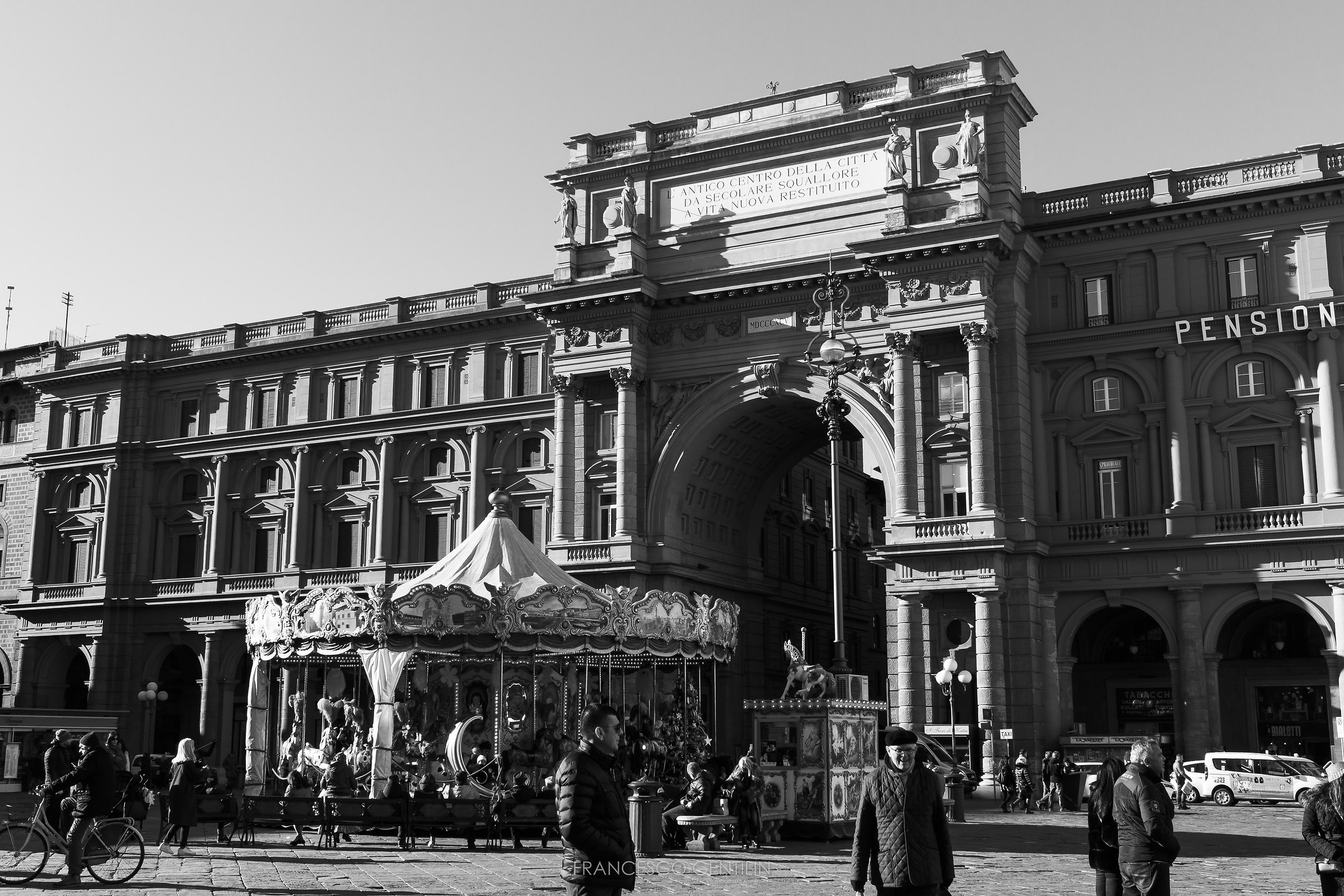 Carousel in the middle