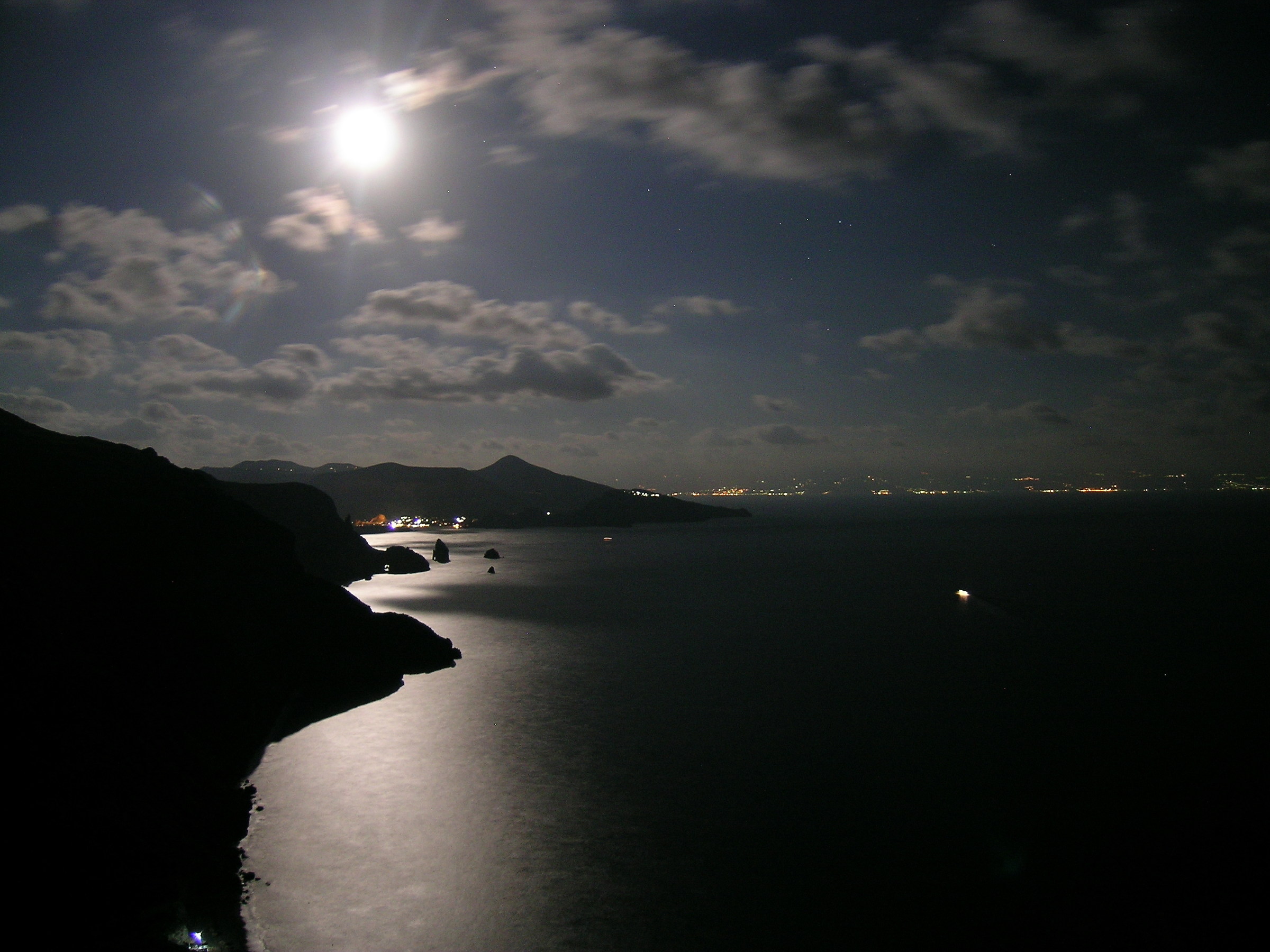 Bay alone with the moon