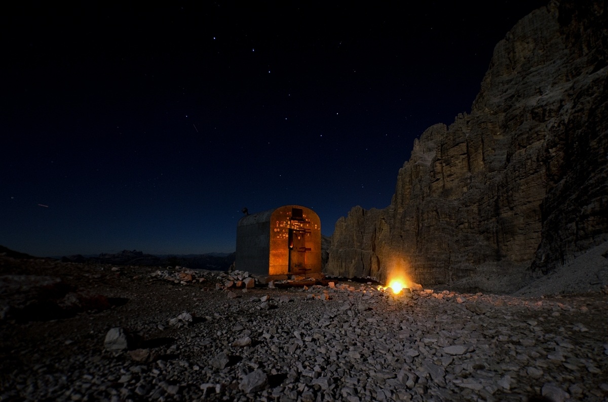 Nottata Fredda quella appena passata al Bivacco