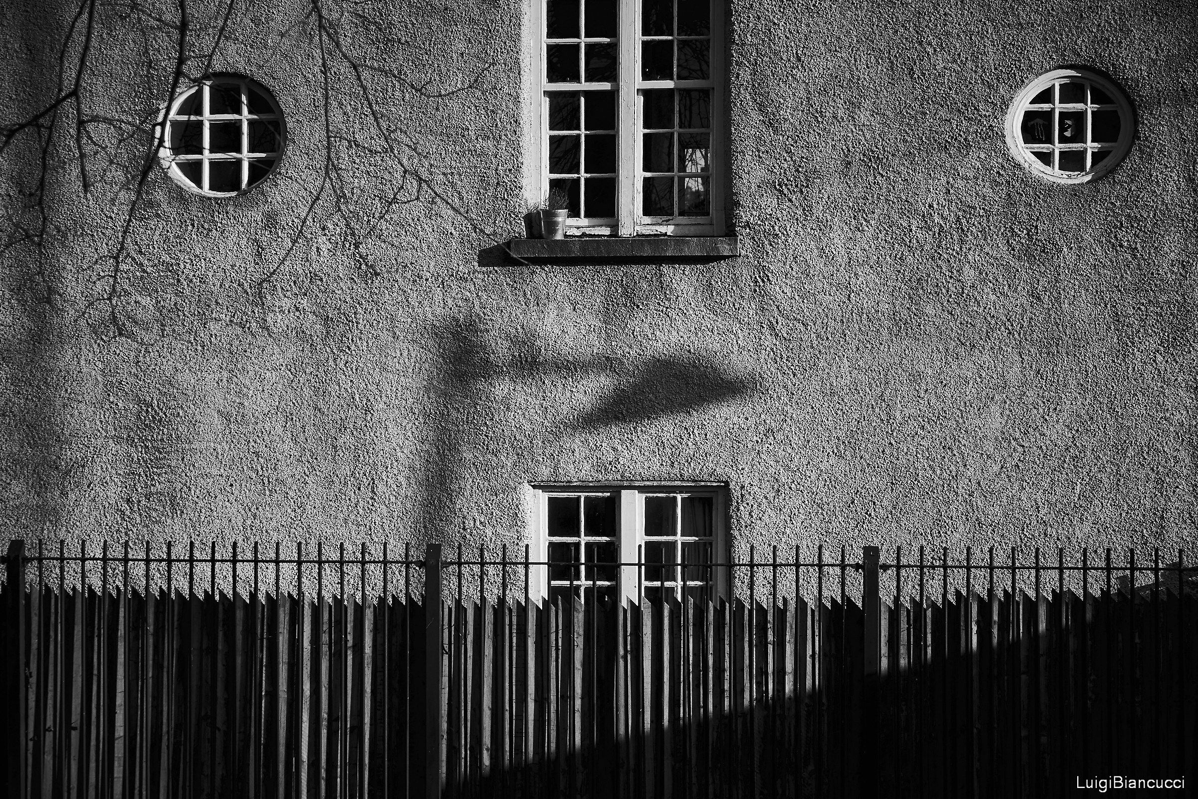Strange shadow