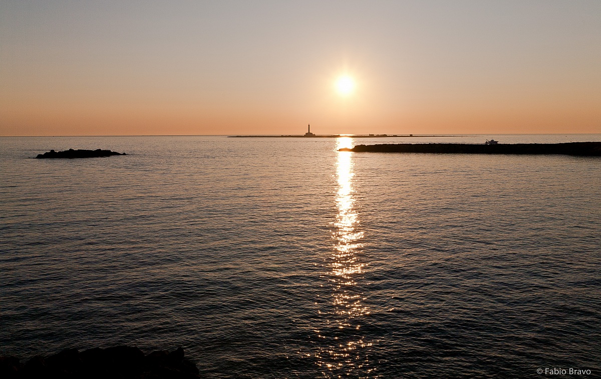 Sunset on Island of St. Andrew - Gallipoli