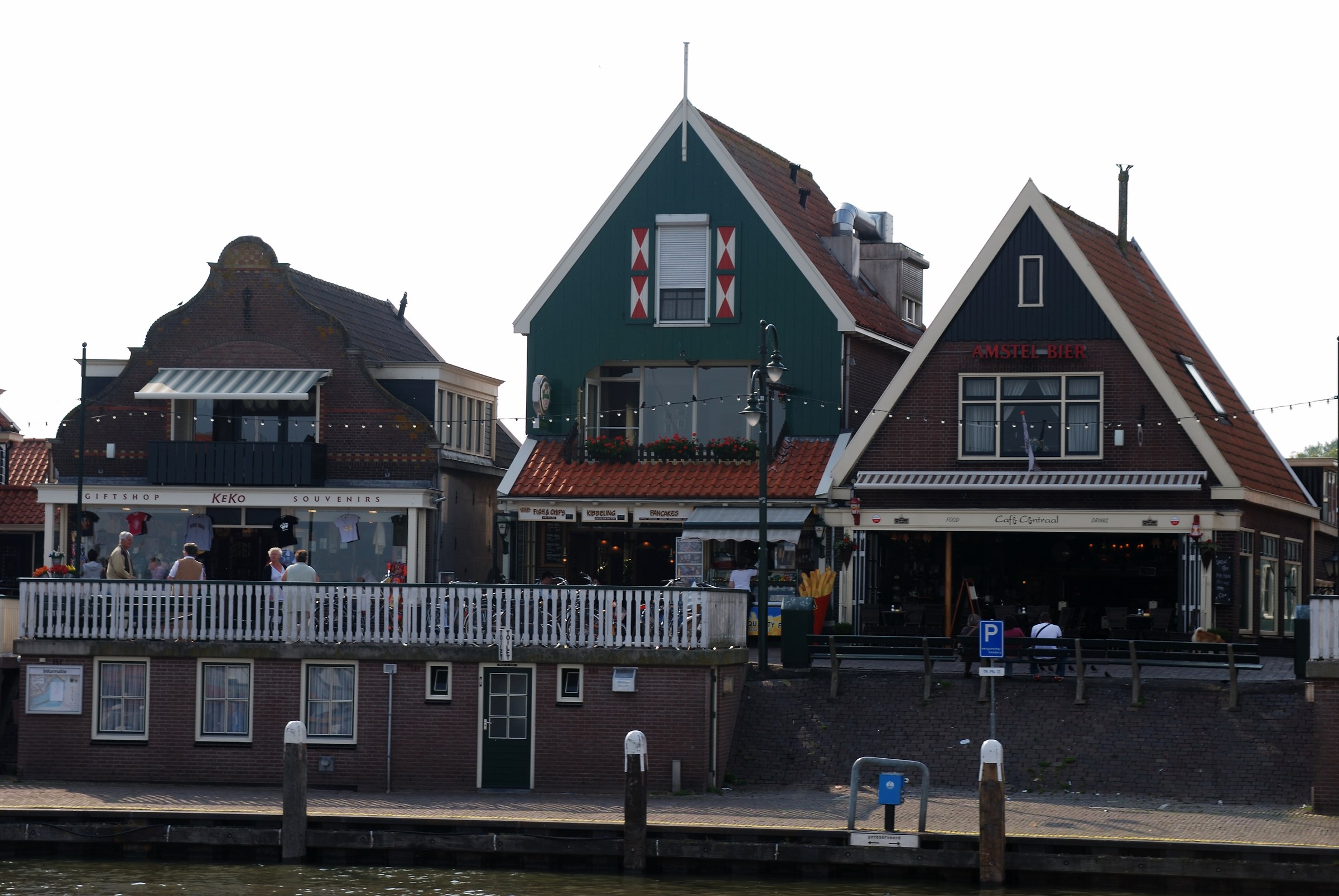 Houses on the port