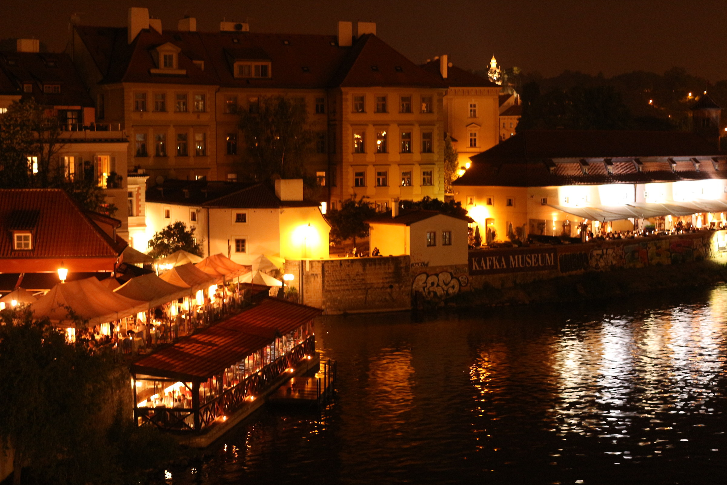 Charles Bridge at night, prague.