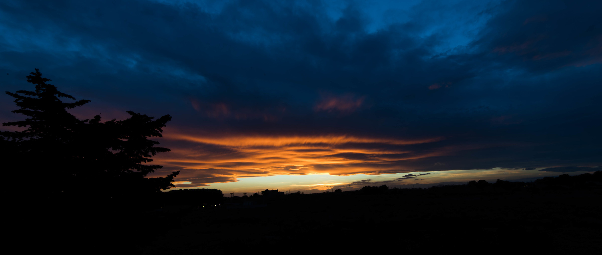 Red sky at night ...