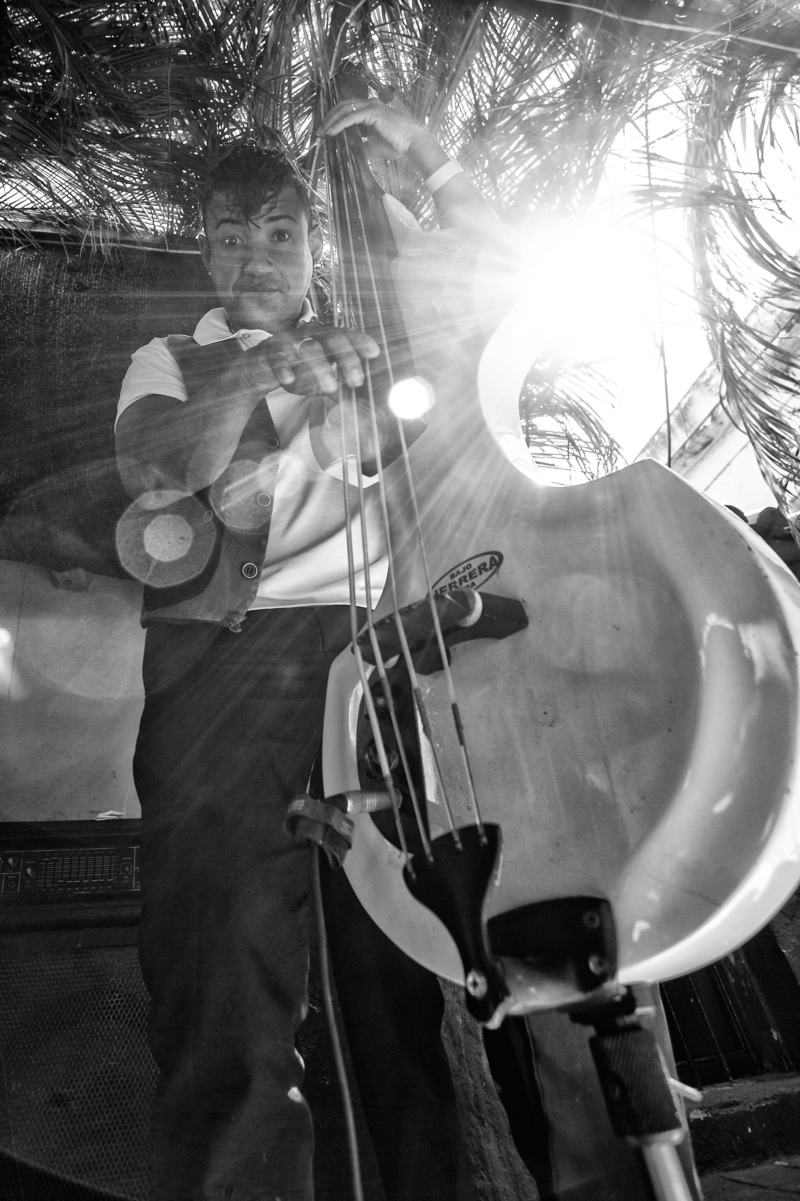 Il contrabbassista (o uso creativo del flare)