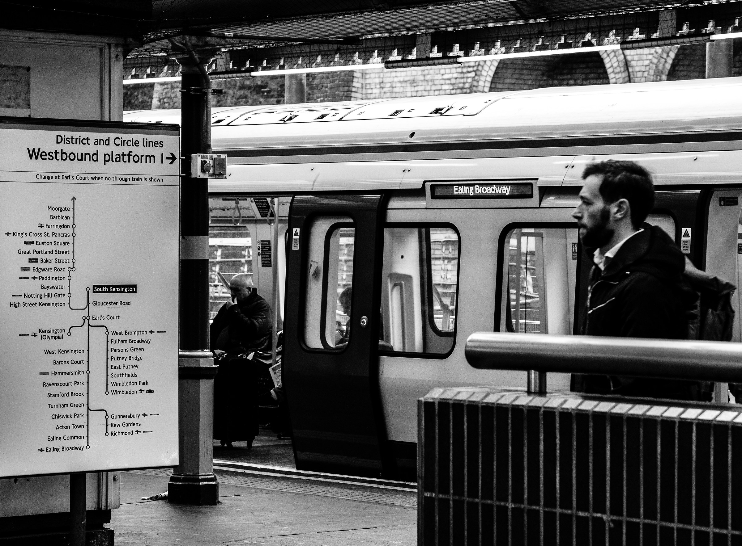 subway station, London