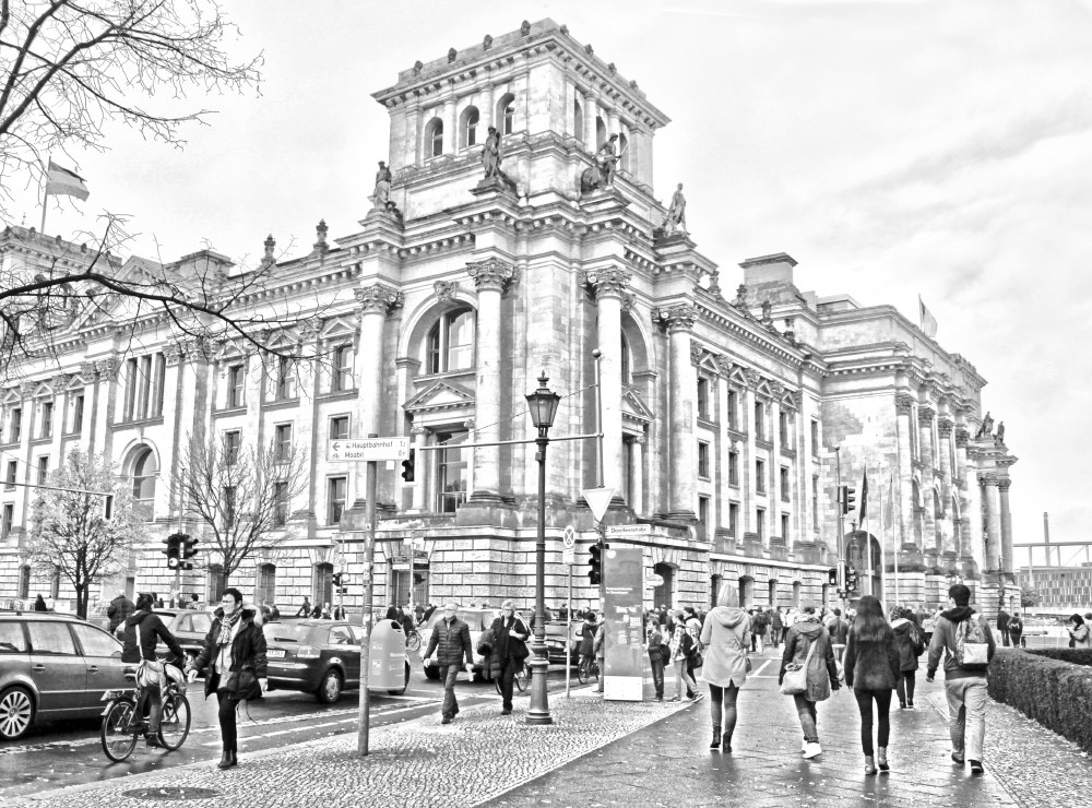 Reichstag. The Berlin parliament