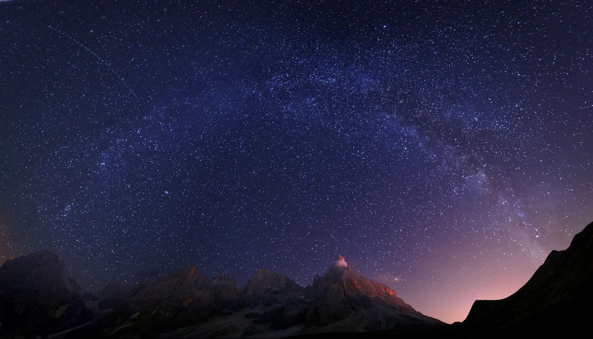 Pale di S.Martino sotto la Via Lattea - versione 2