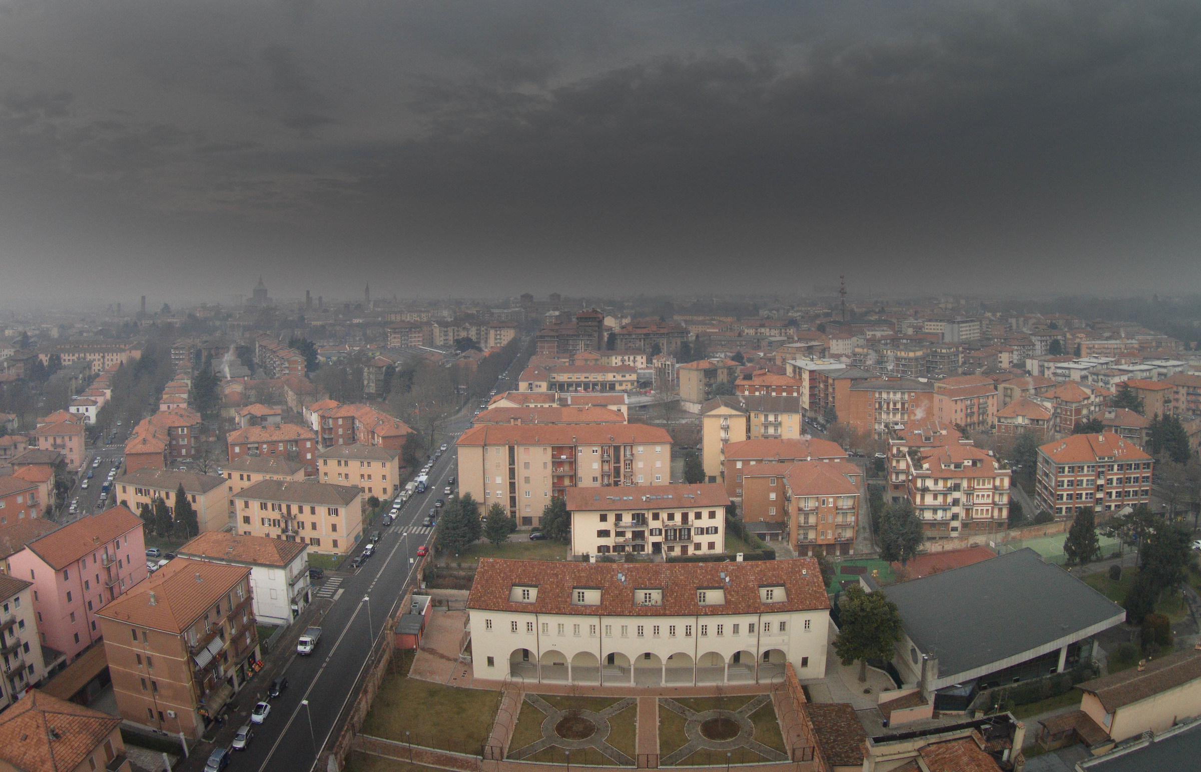 Pavia vista dal drone