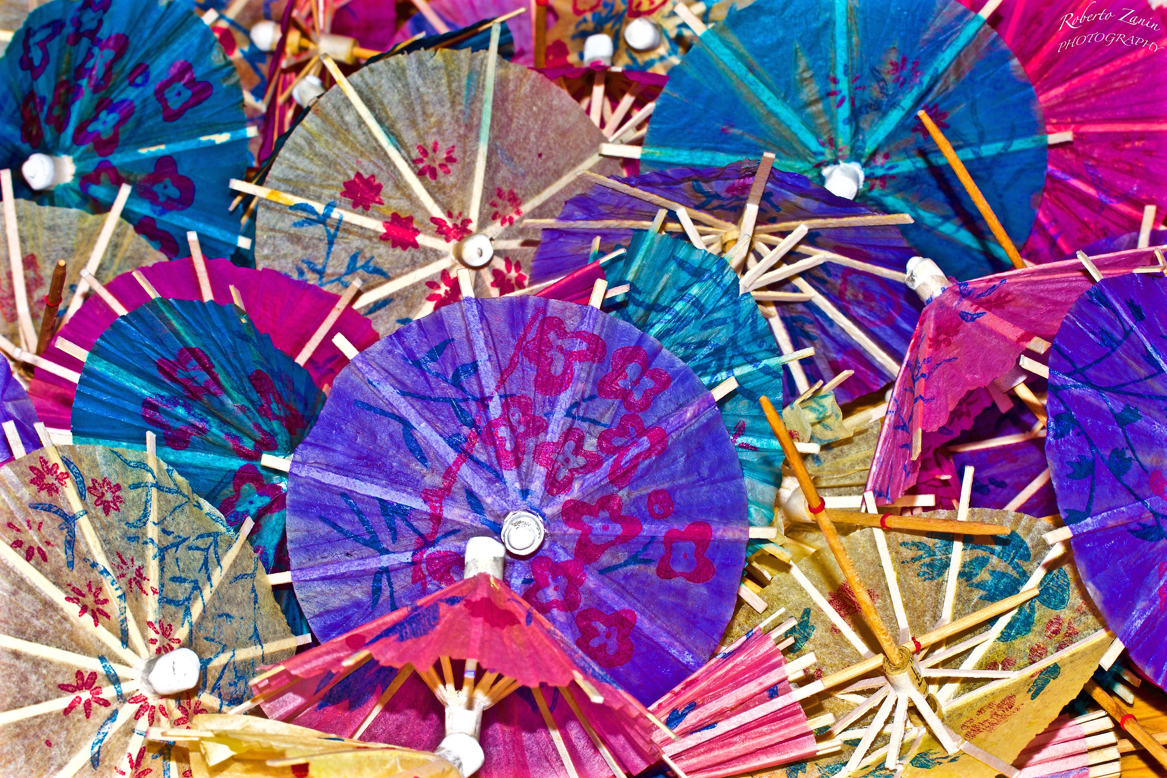 The umbrellas are ...