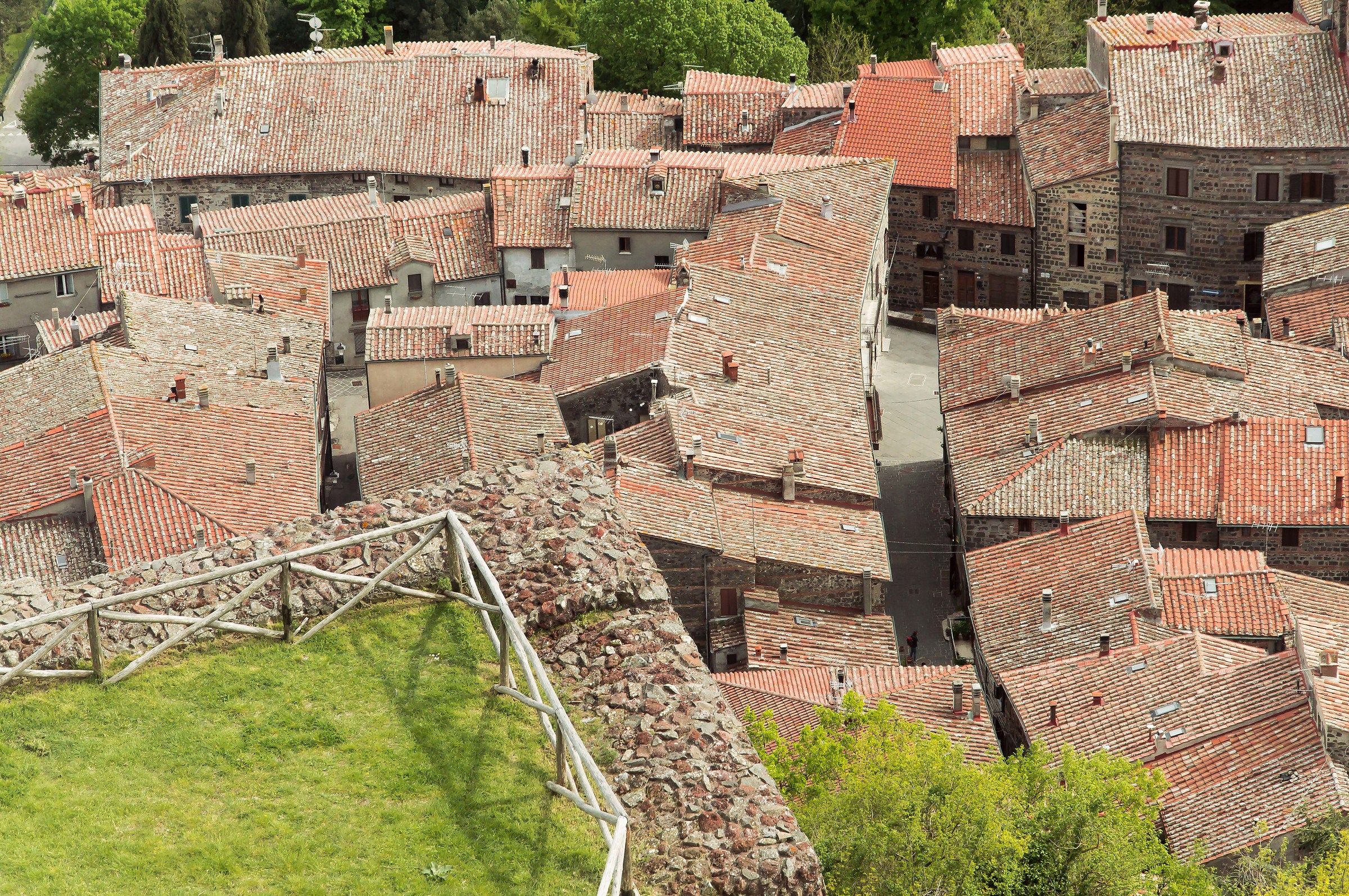 The roofs of Radicofani