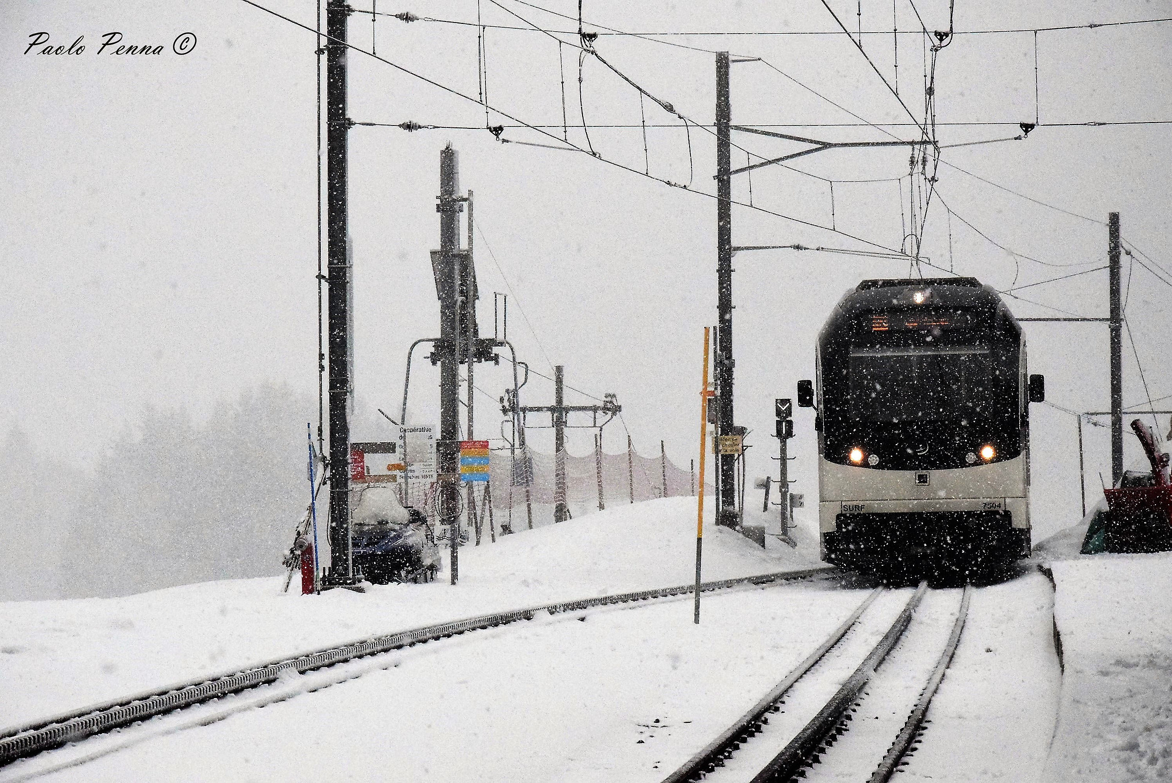 Stazione ferroviaria Les Pléiades Switzerland