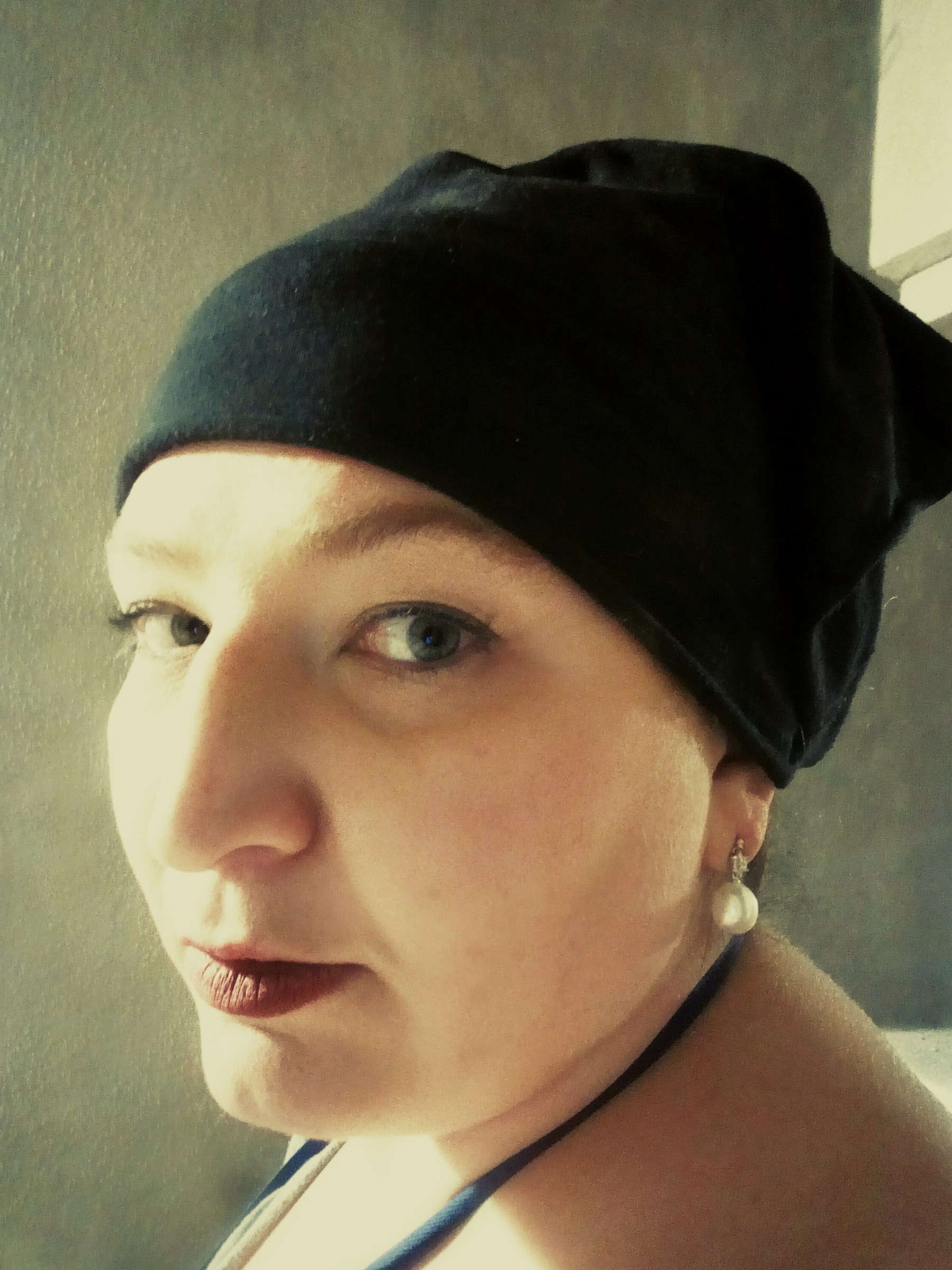 Self-portrait dall'orecchino Pearl