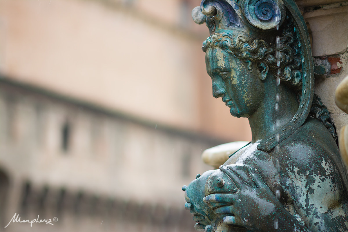 Fountain of Neptune, detail.