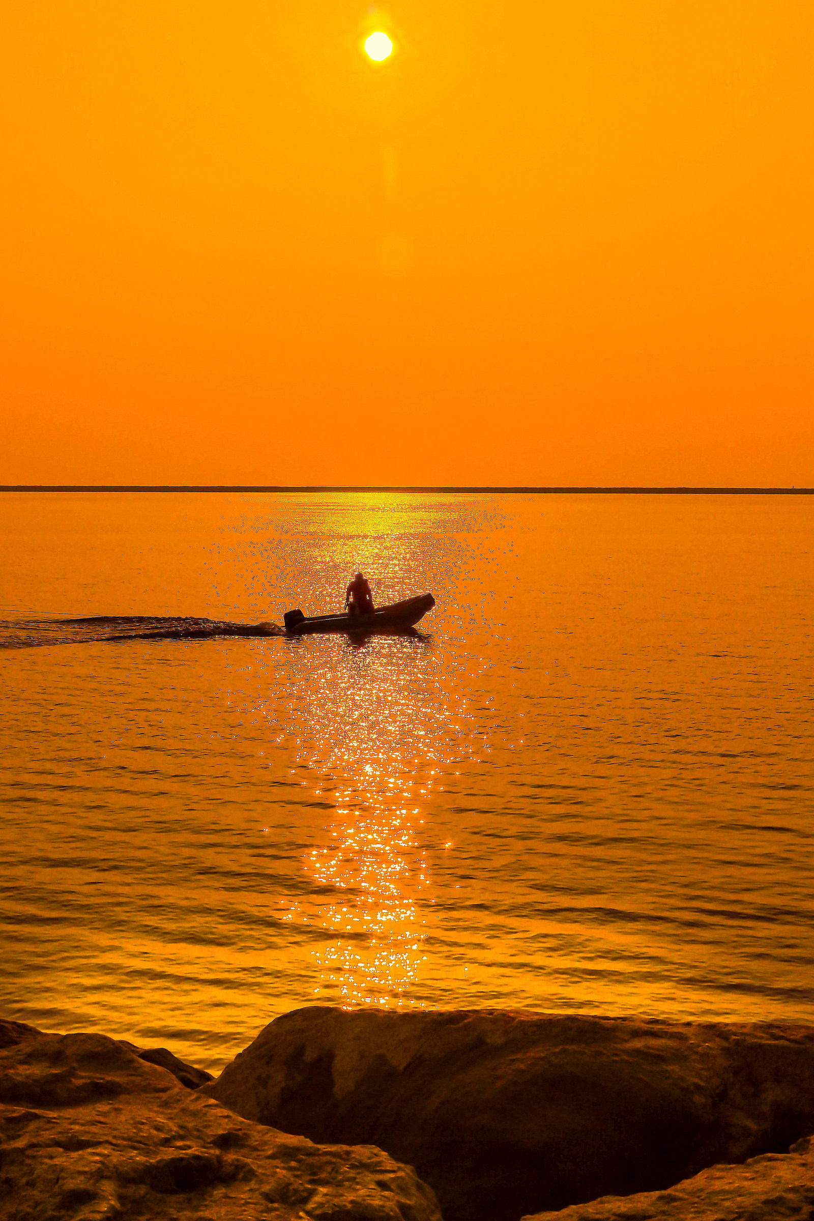 pescatore al ritorno