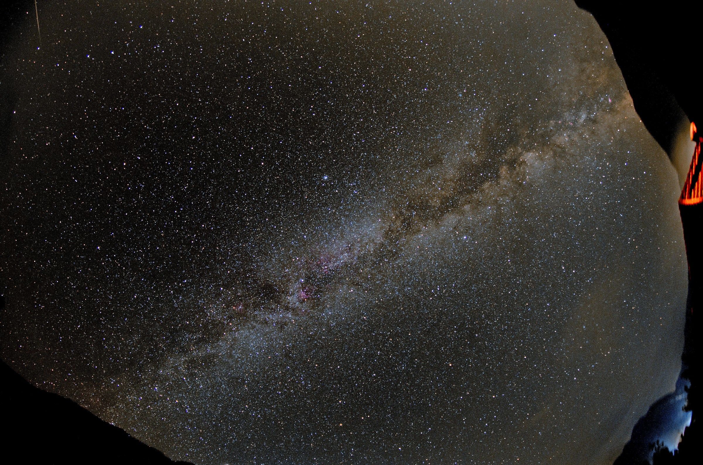 via lattea col fisheye!!