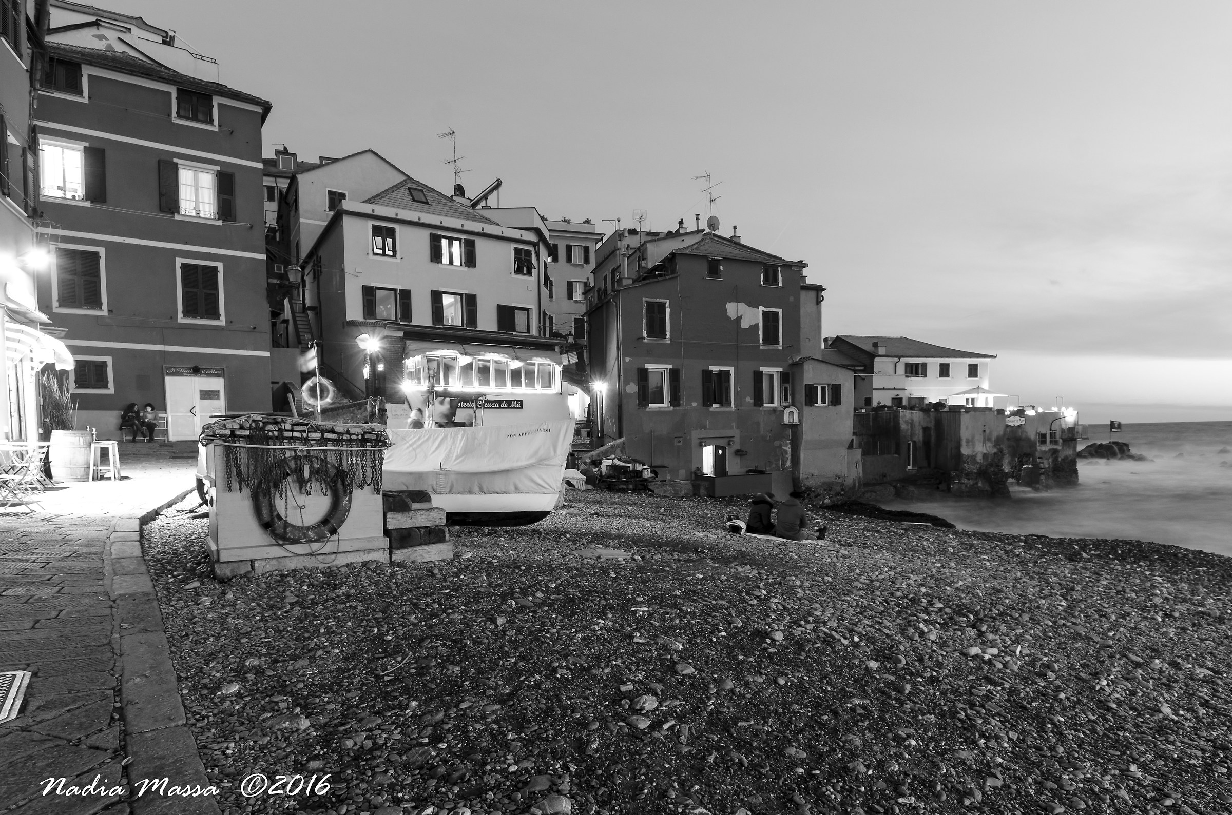 Boccadasse black&white