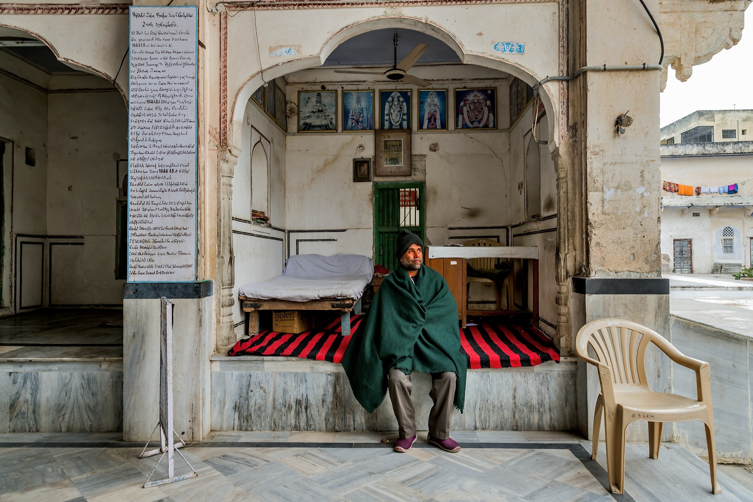 Rajasthan 2017 - Il custode del Tempio e la sua casa