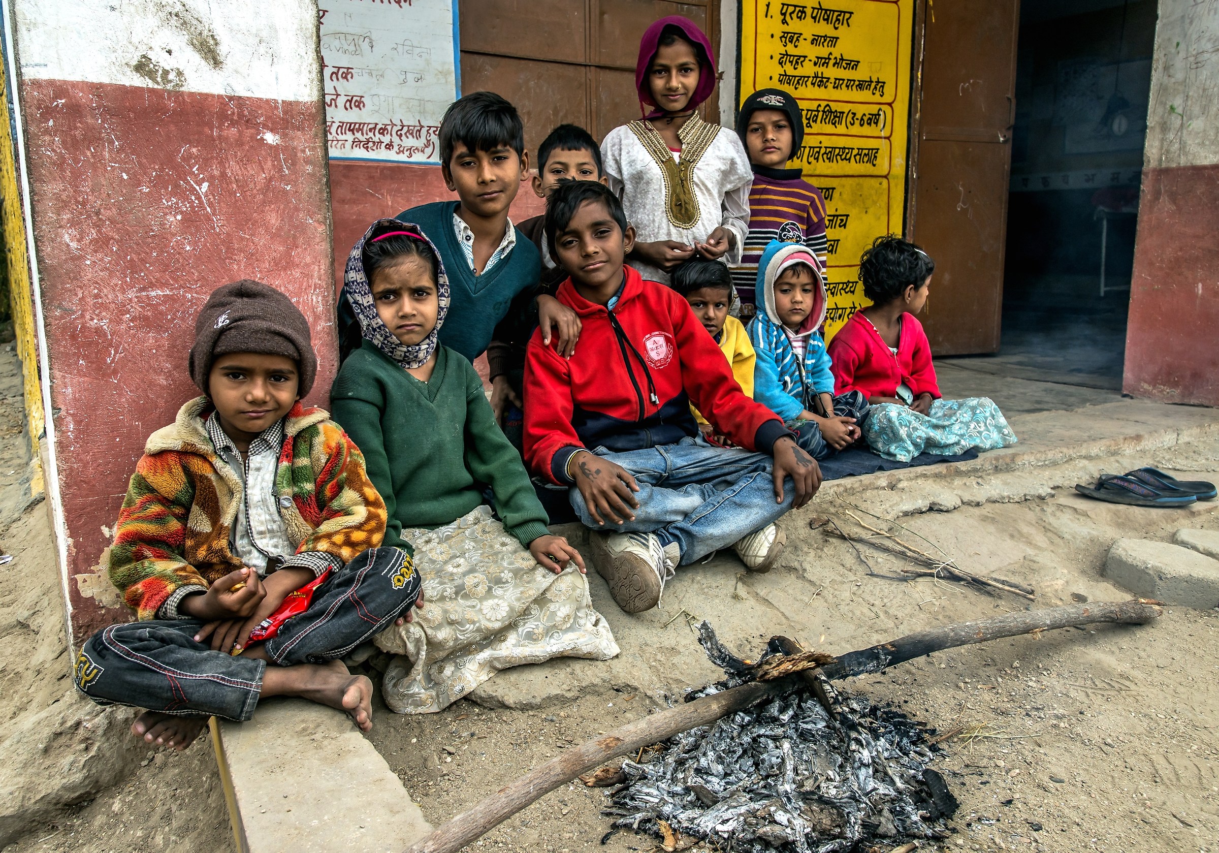Rajasthan 2017 - In un piccolo villaggio al mattino