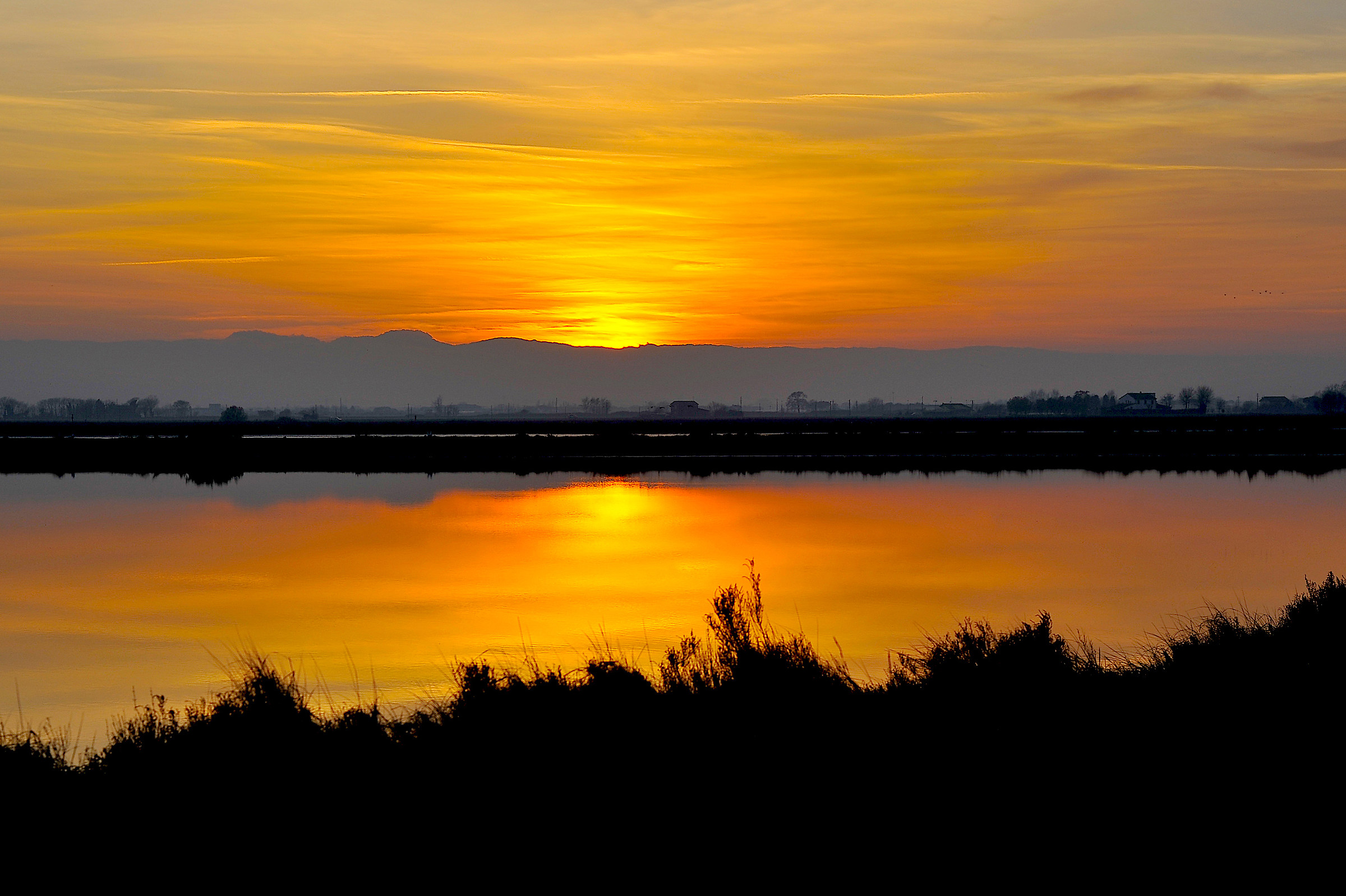 Tramonto sulle Saline