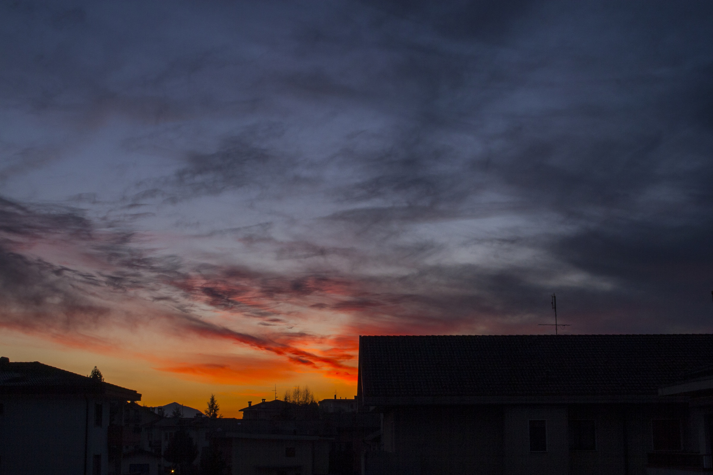 Tramonto a Cavarzano Belluno
