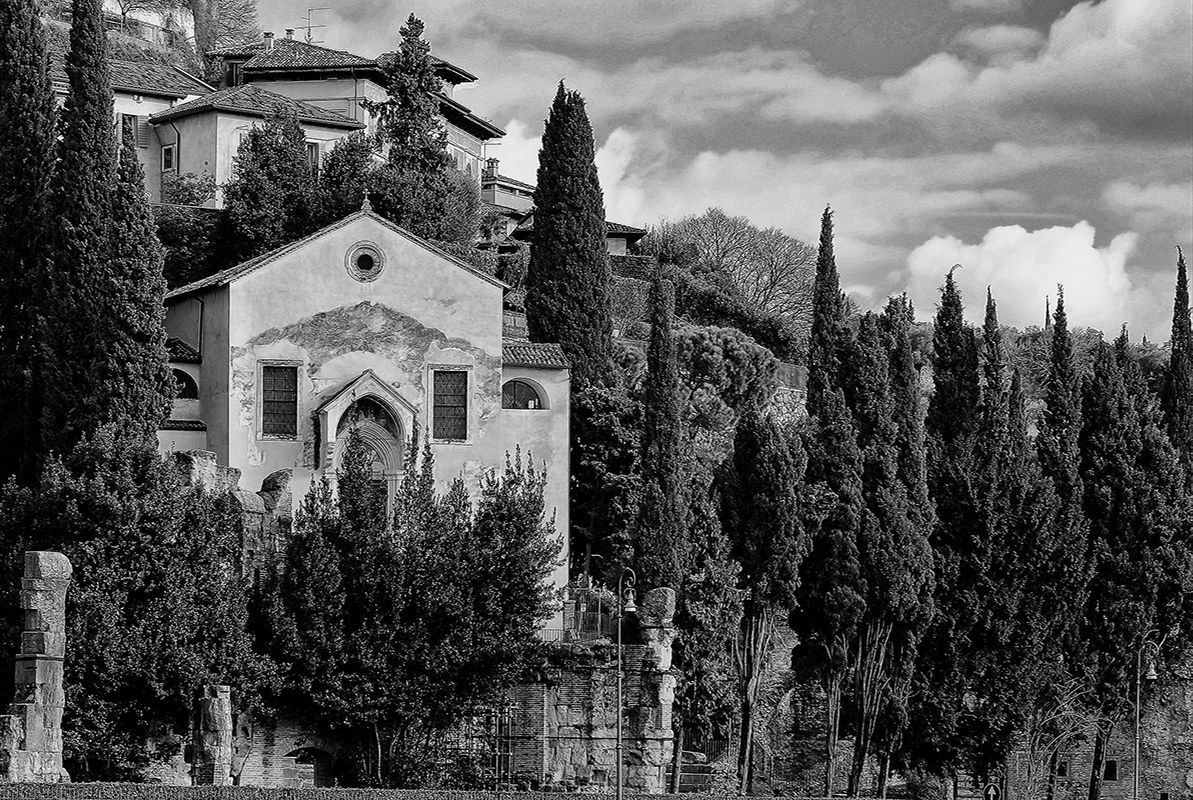 Verona - Church of Santa Libera to Roman Theatre