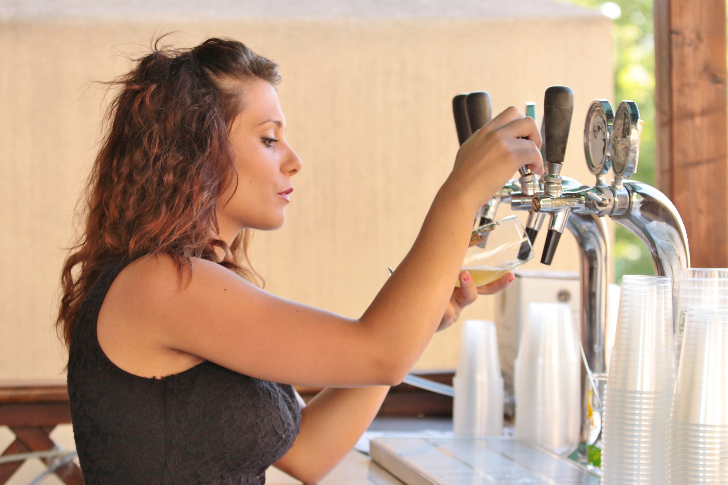 I am waiting for my beer.