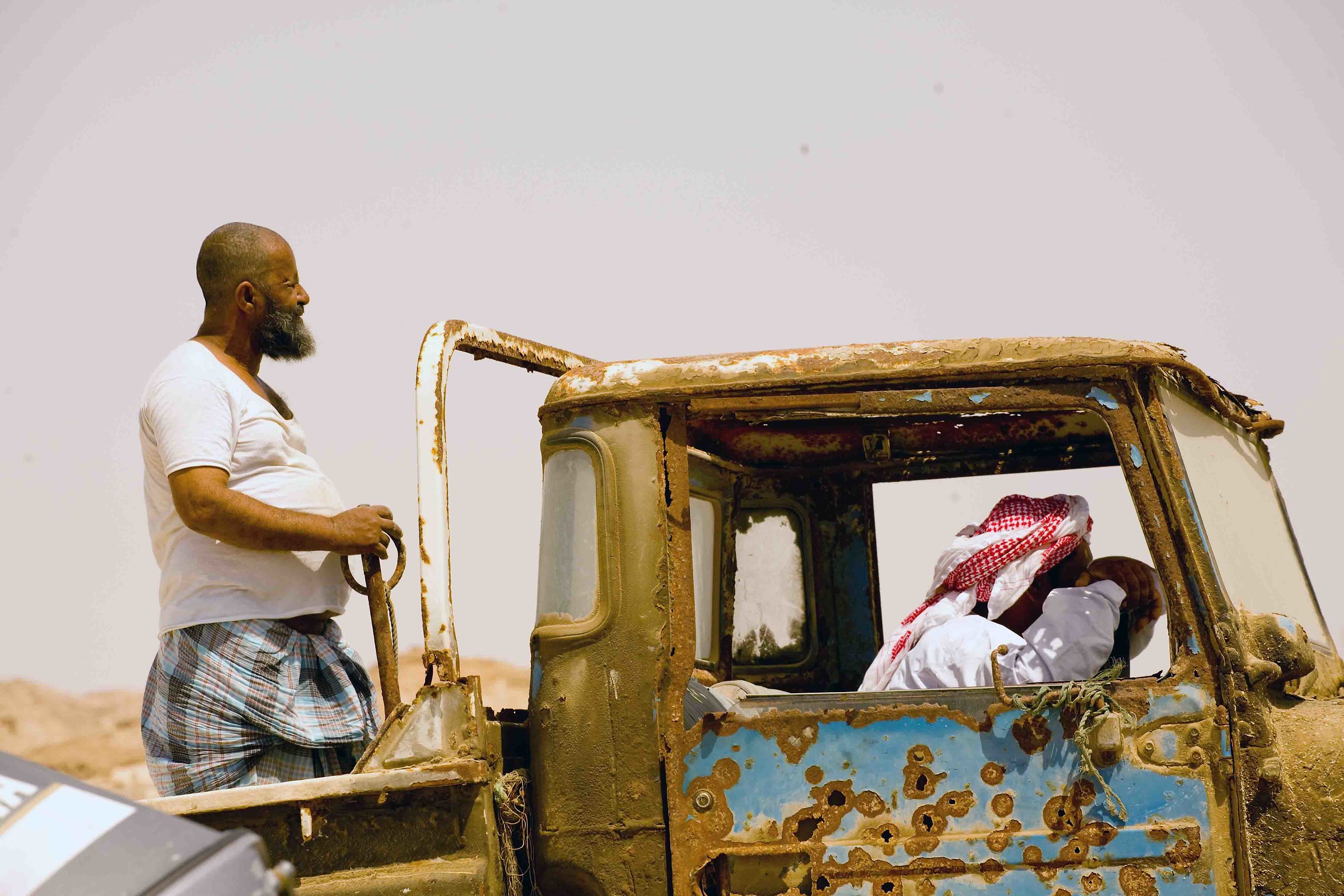 Pick Up on the beach - Oman