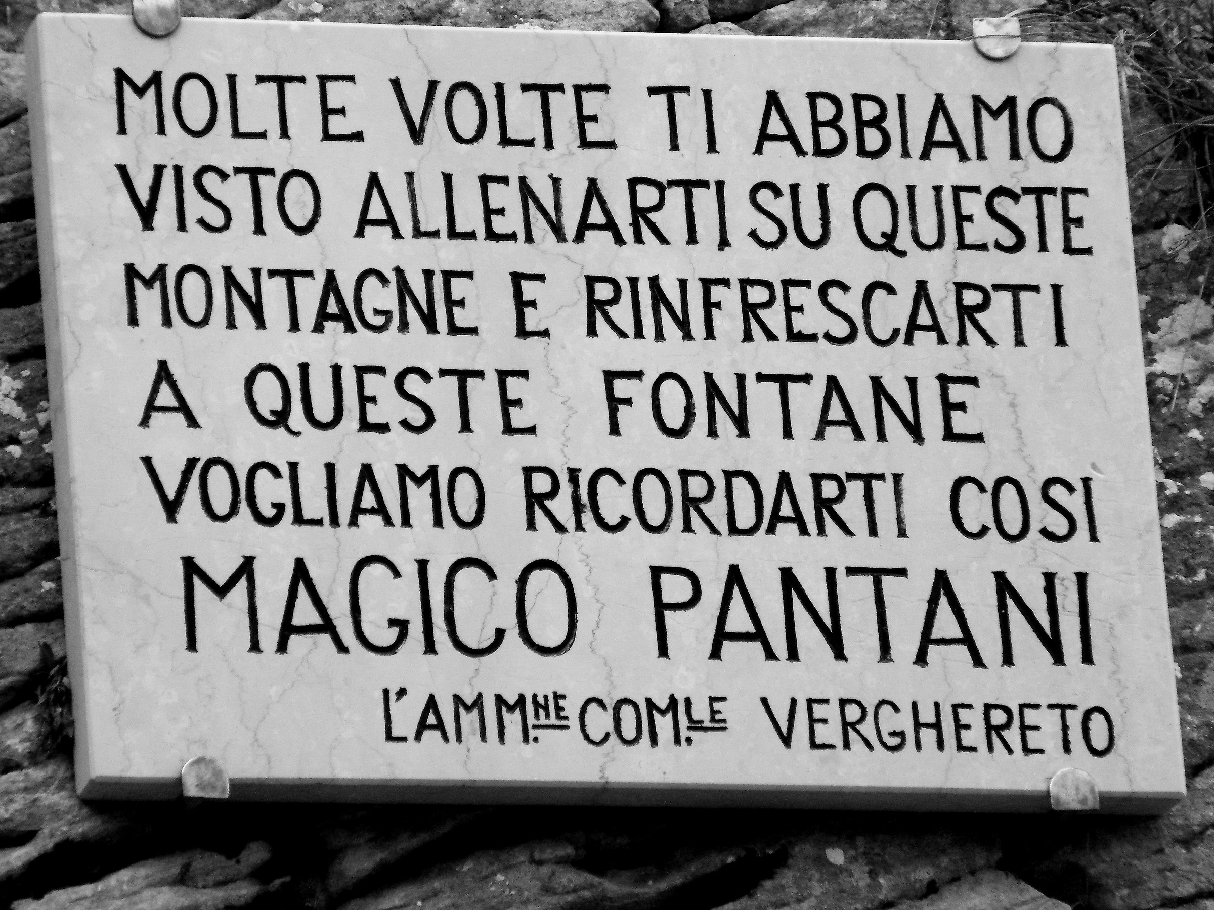 Dedicated to Marco Pantani, immortal hero 14/02/2004