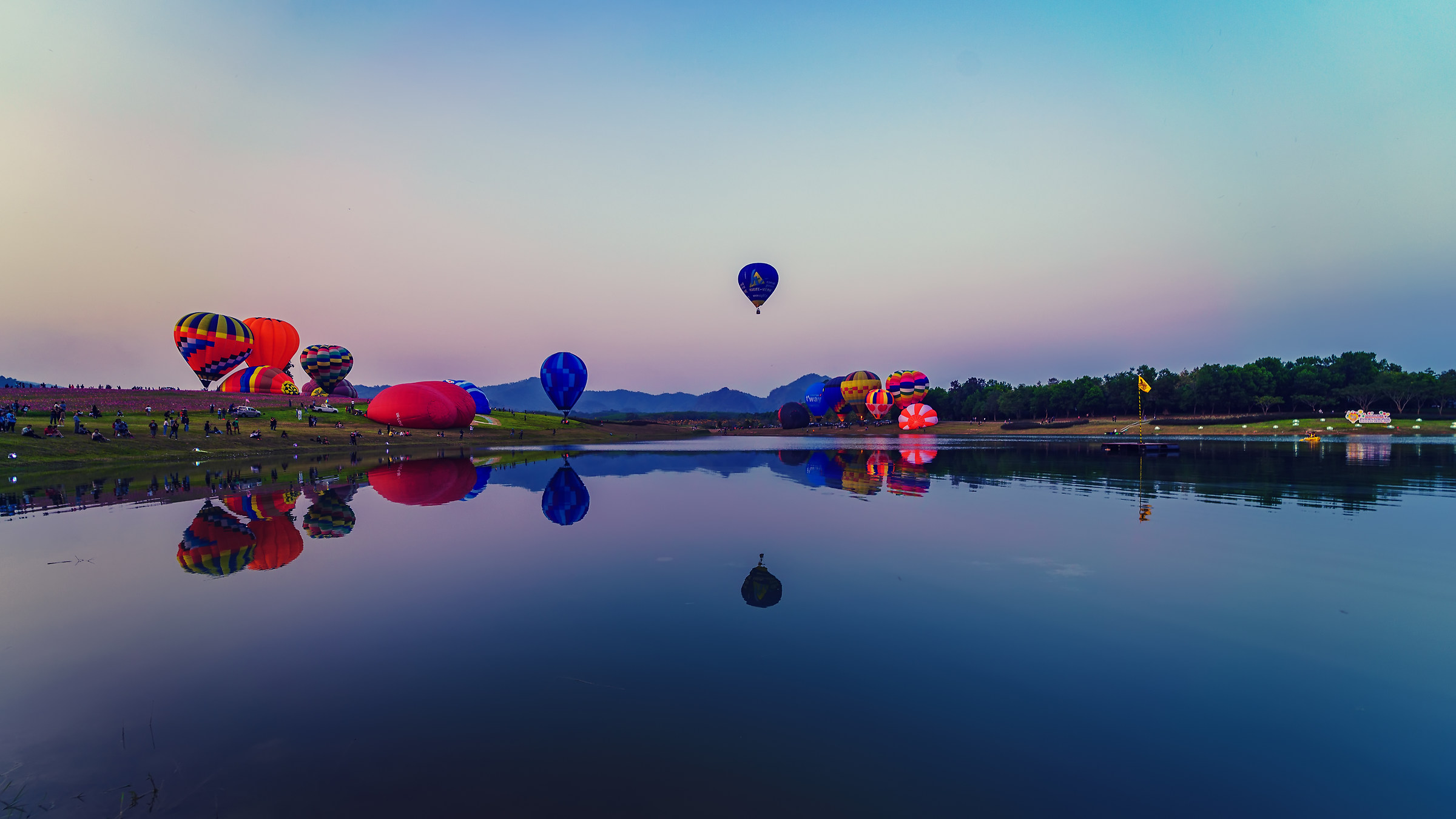 preparing for flight