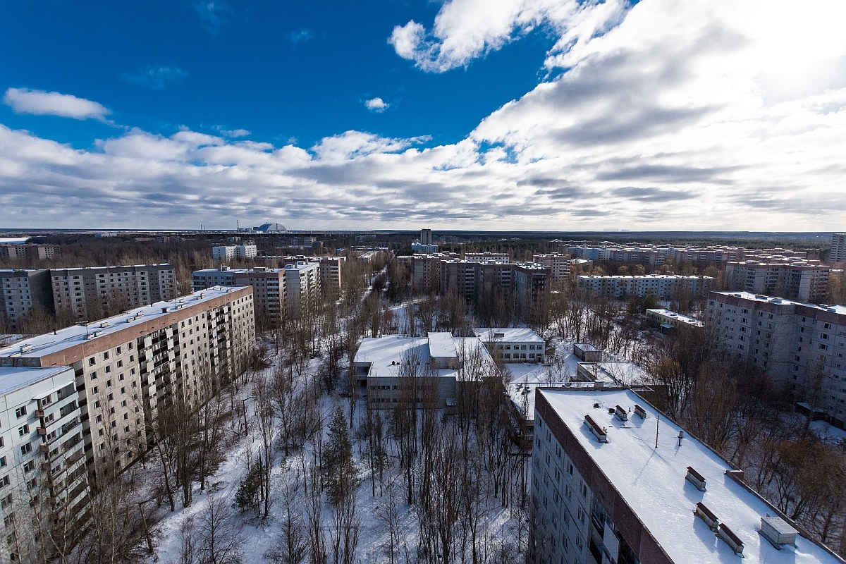 Pryp'jat' skyscrapers