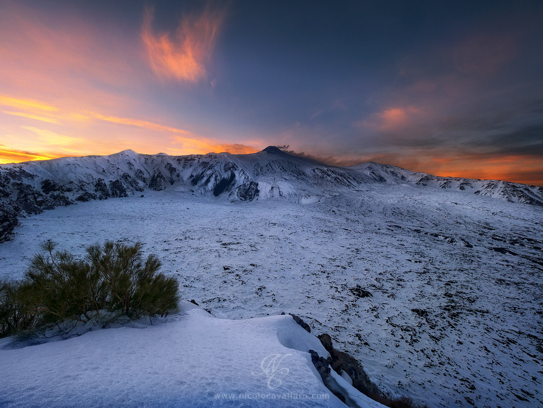 Etna al tramonto