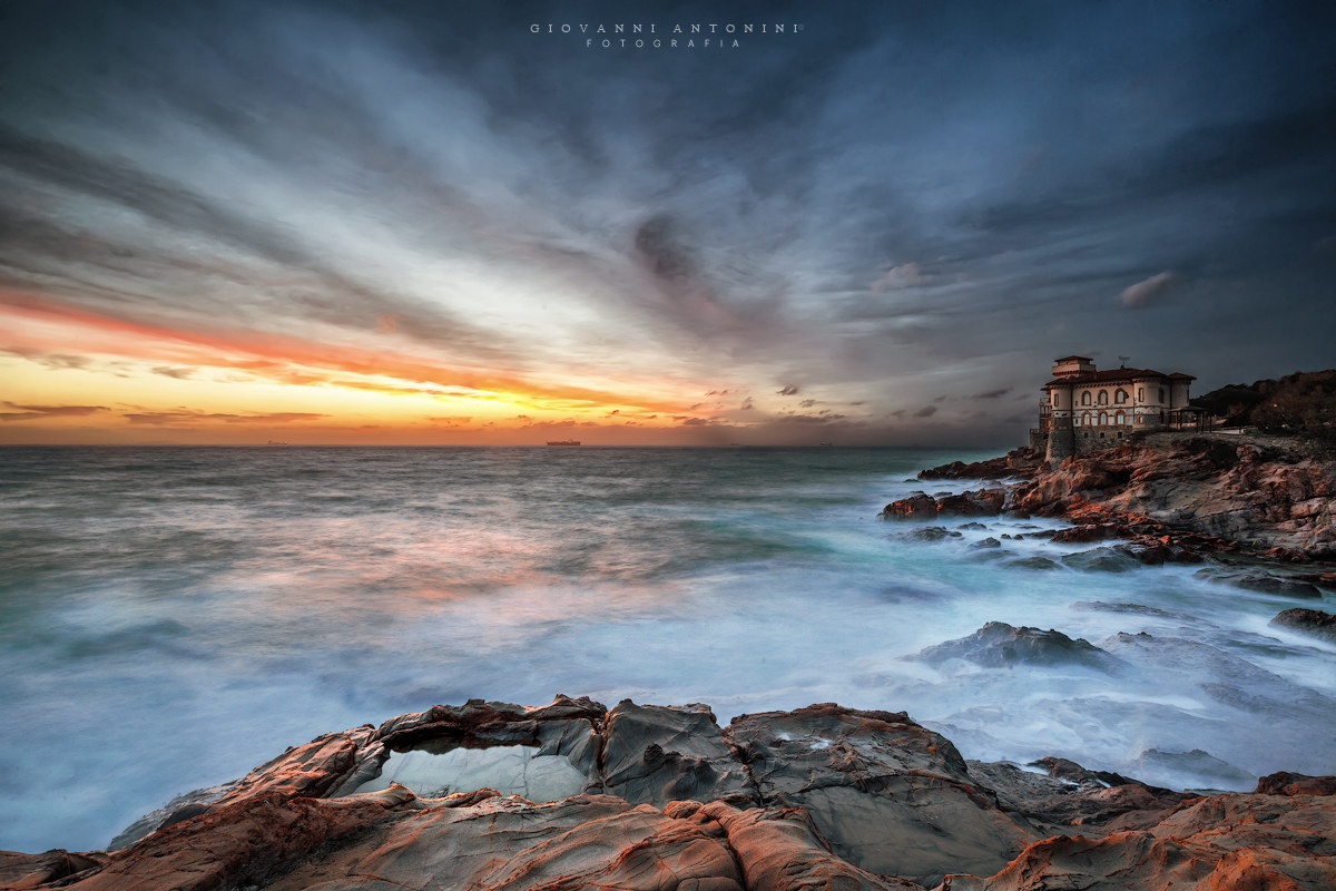 Castello del Boccale al tramonto