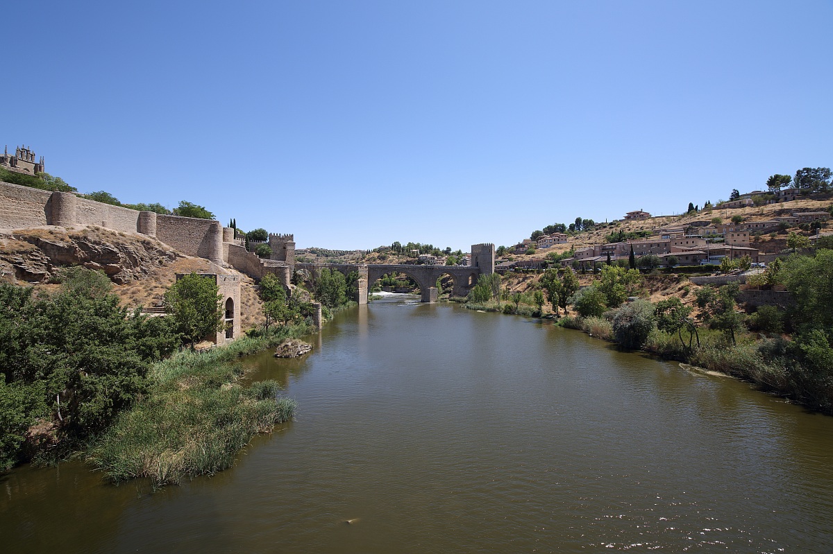 Tagus River and Bridge of San Martin - Toledo
