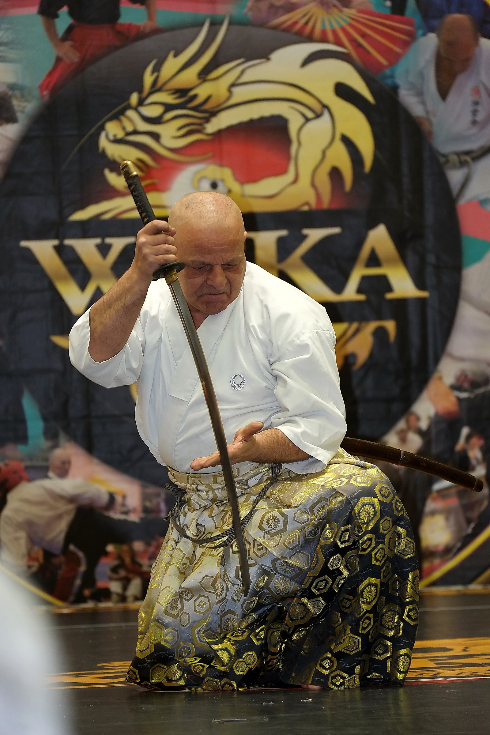 The Japanese sword master