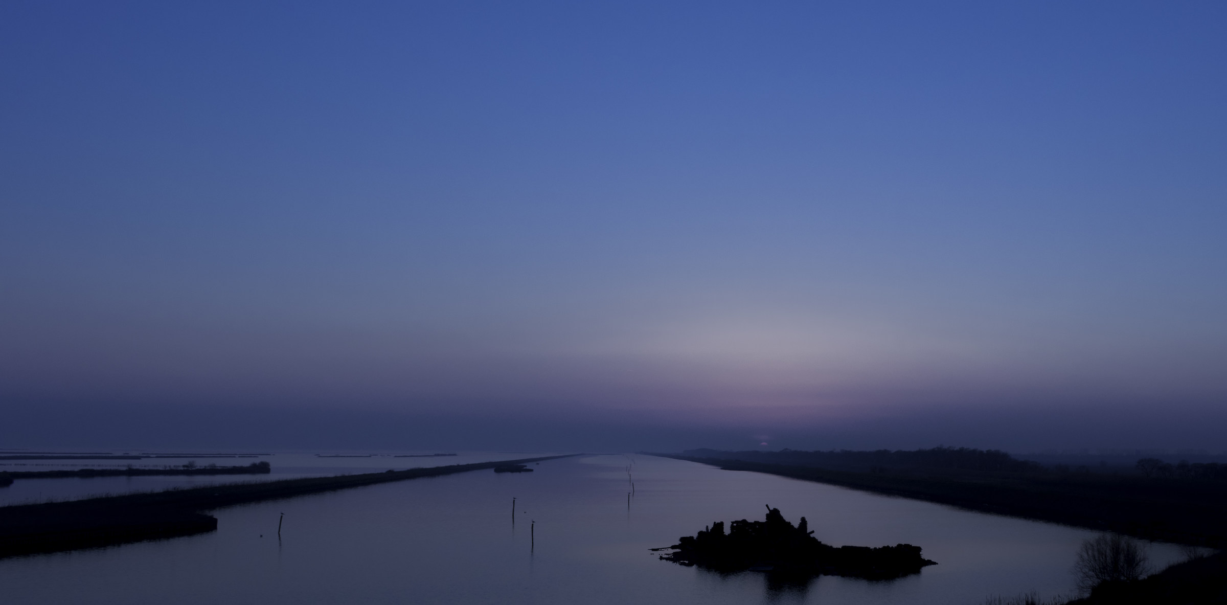 Blue hour in the valley