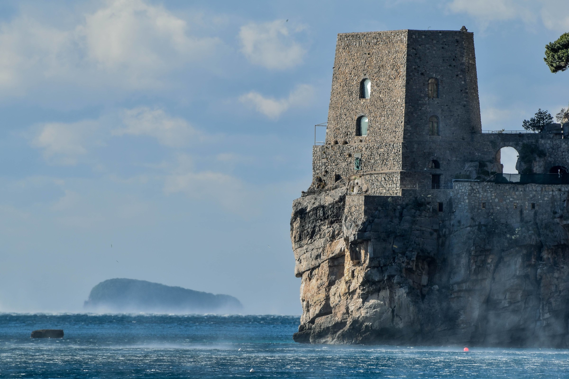Freddo inverno a Positano