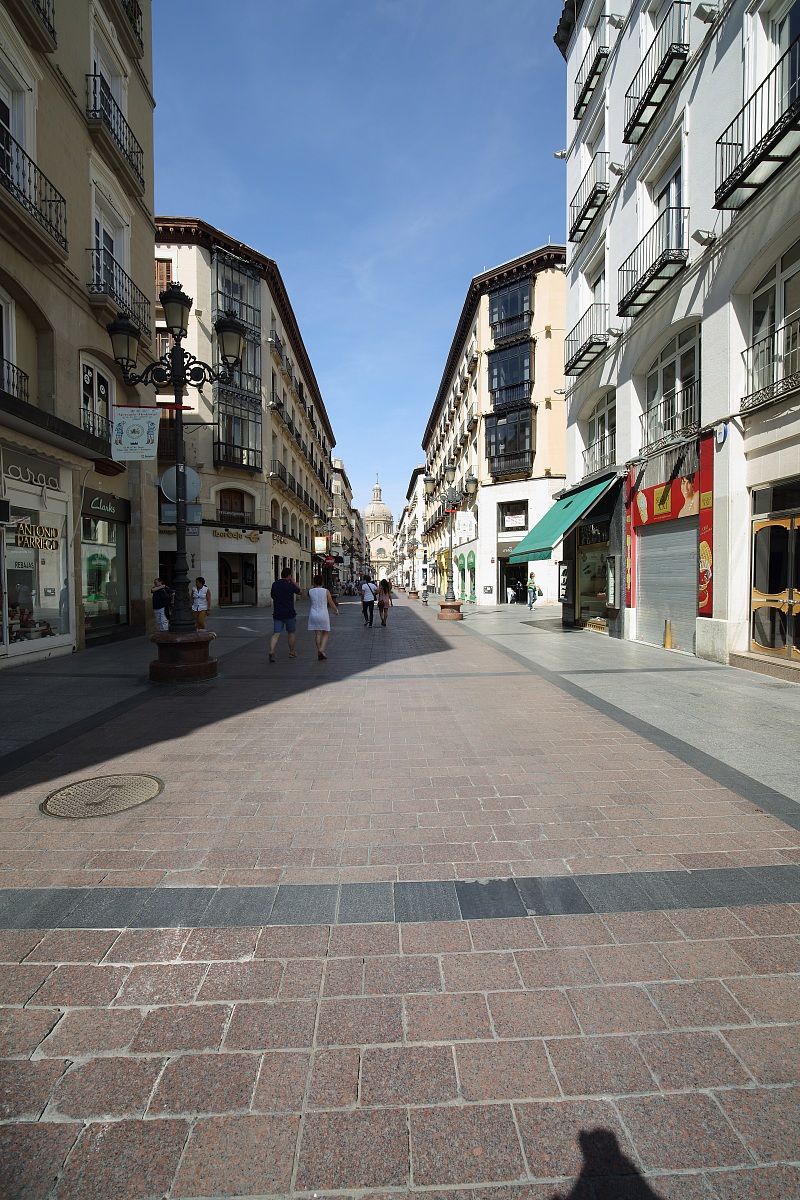 Main pedestrian street in Zaragoza