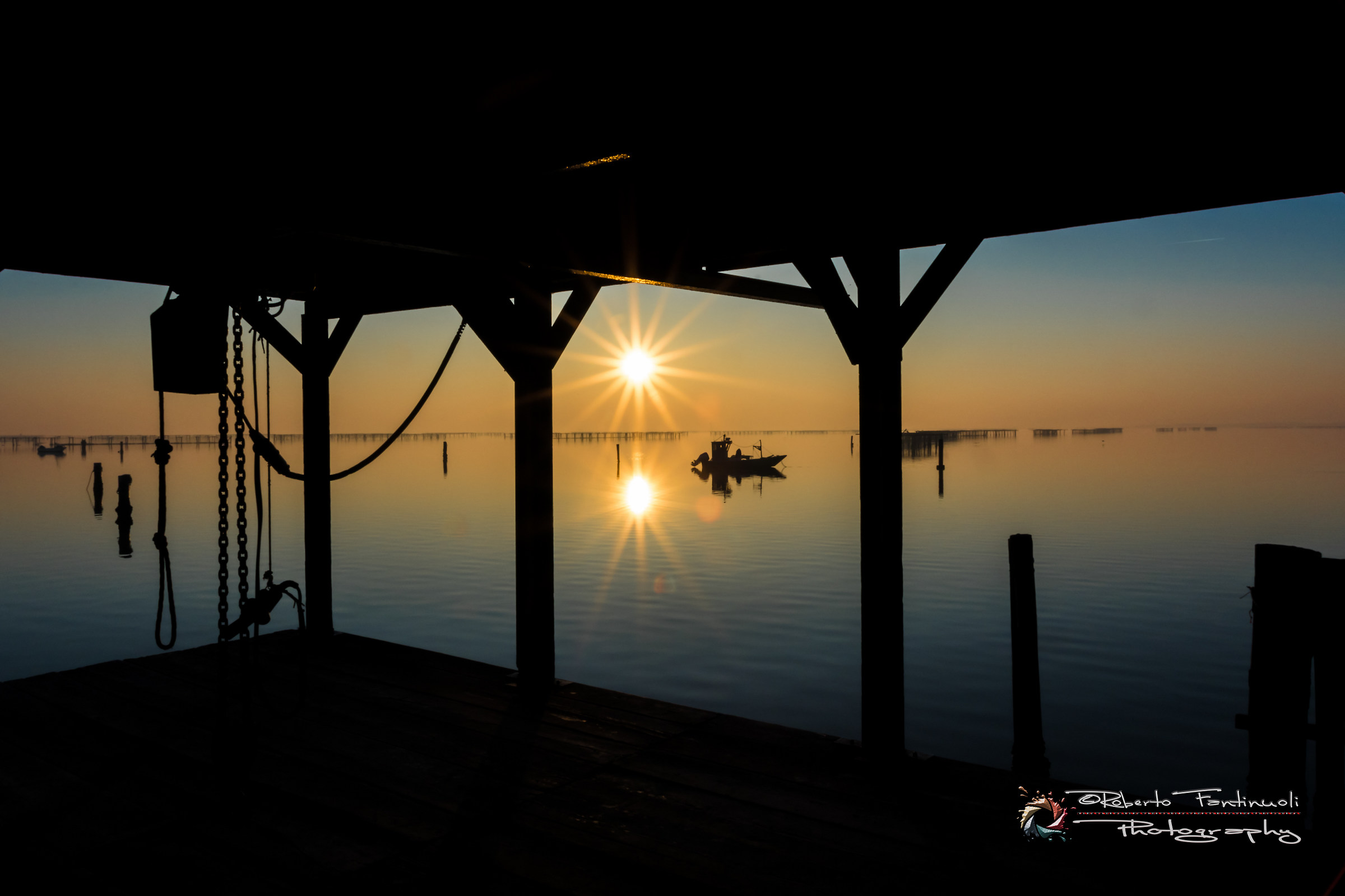 Tramonto a Scardovari